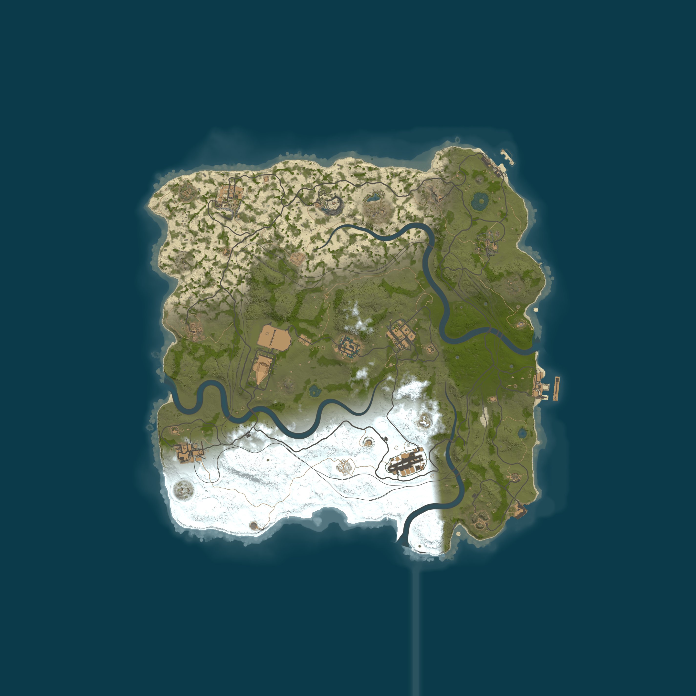 Map for WEREWOLF GAMING.CO 5x Solo/Duo/Trio|Loot X5|TP|Homes|Kits|