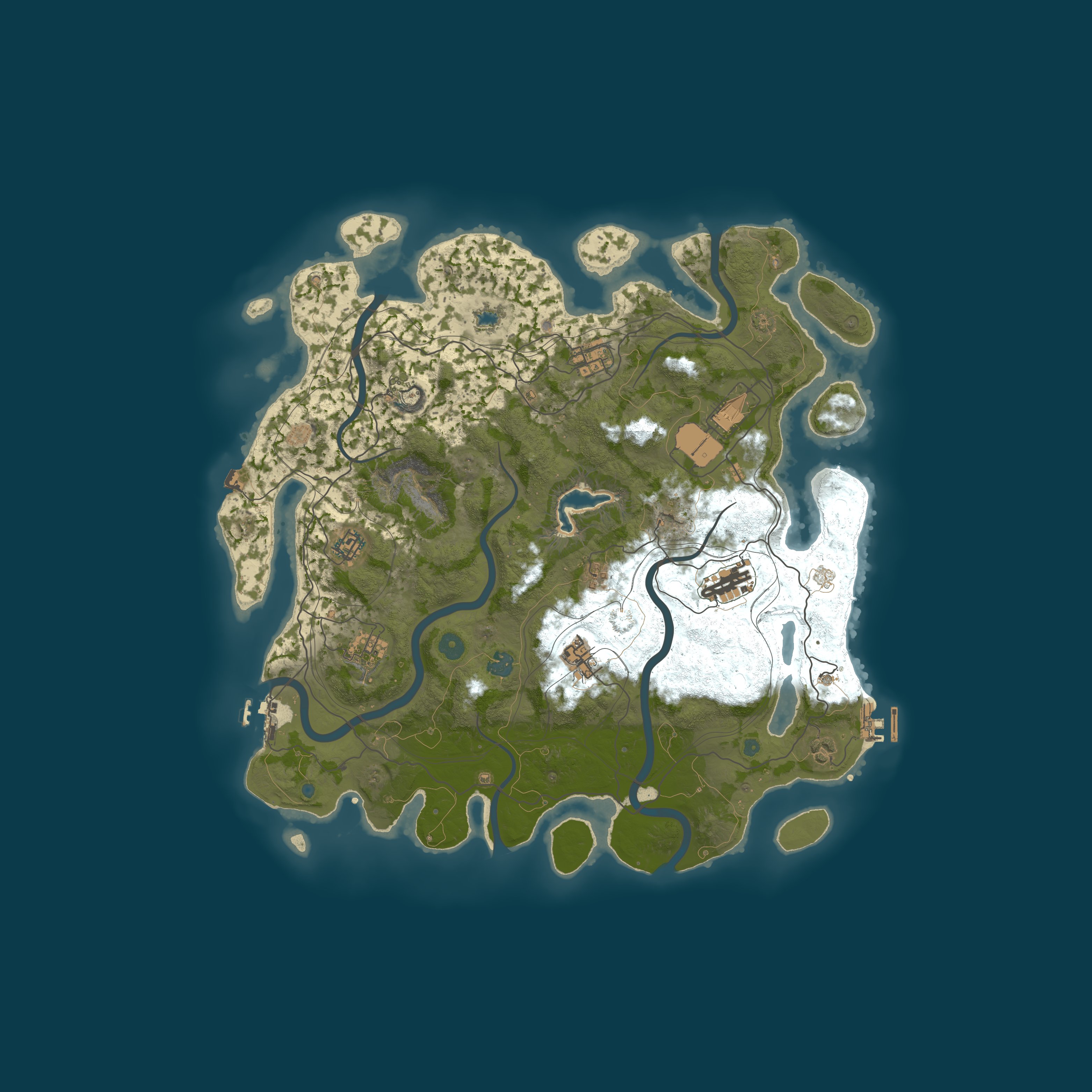 Map for EU | RustyToes Noob Friendly - Solo/Duo/Trio/Quad