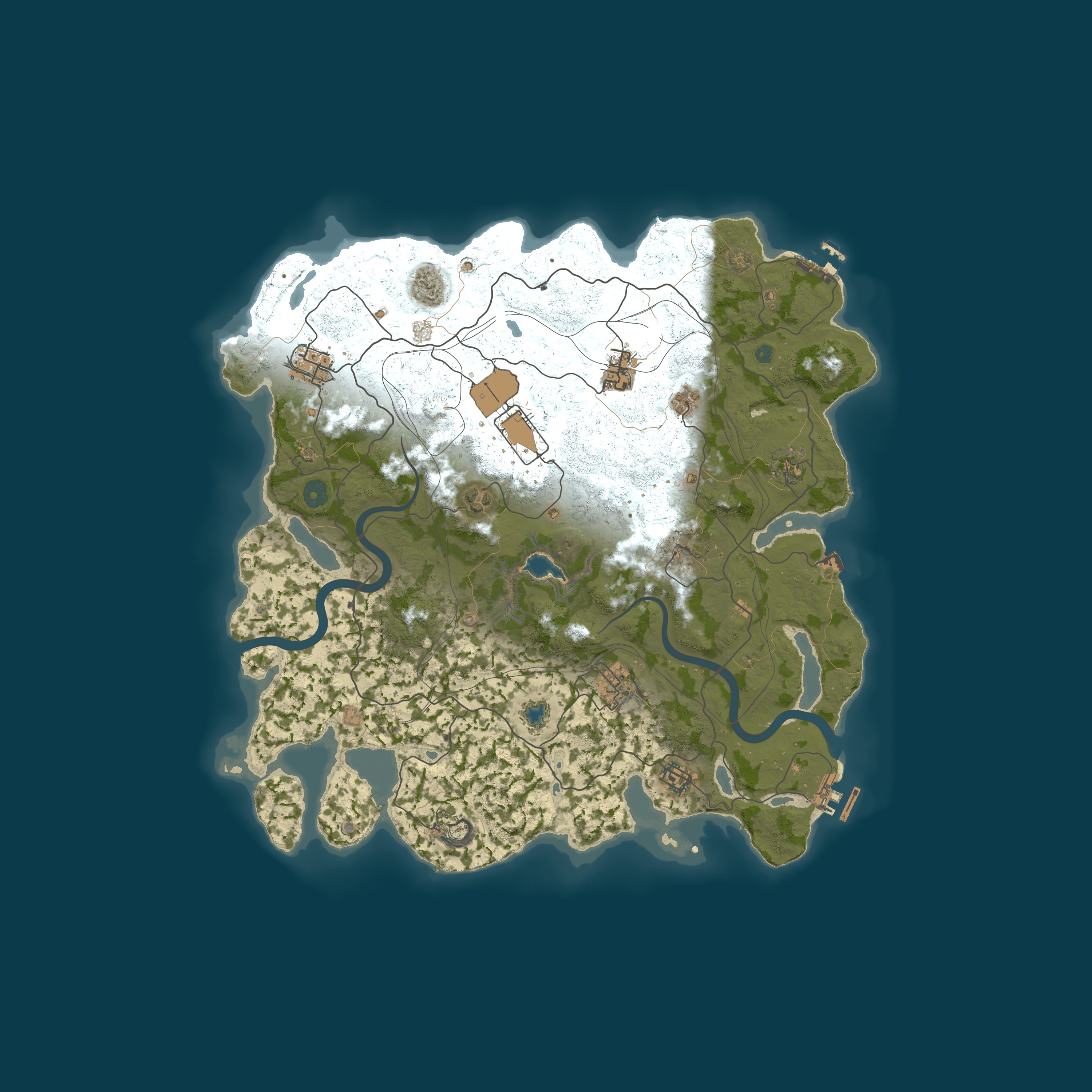 Map for MIRAGE RUST | MIDDLE 2x | Wipe 19.03