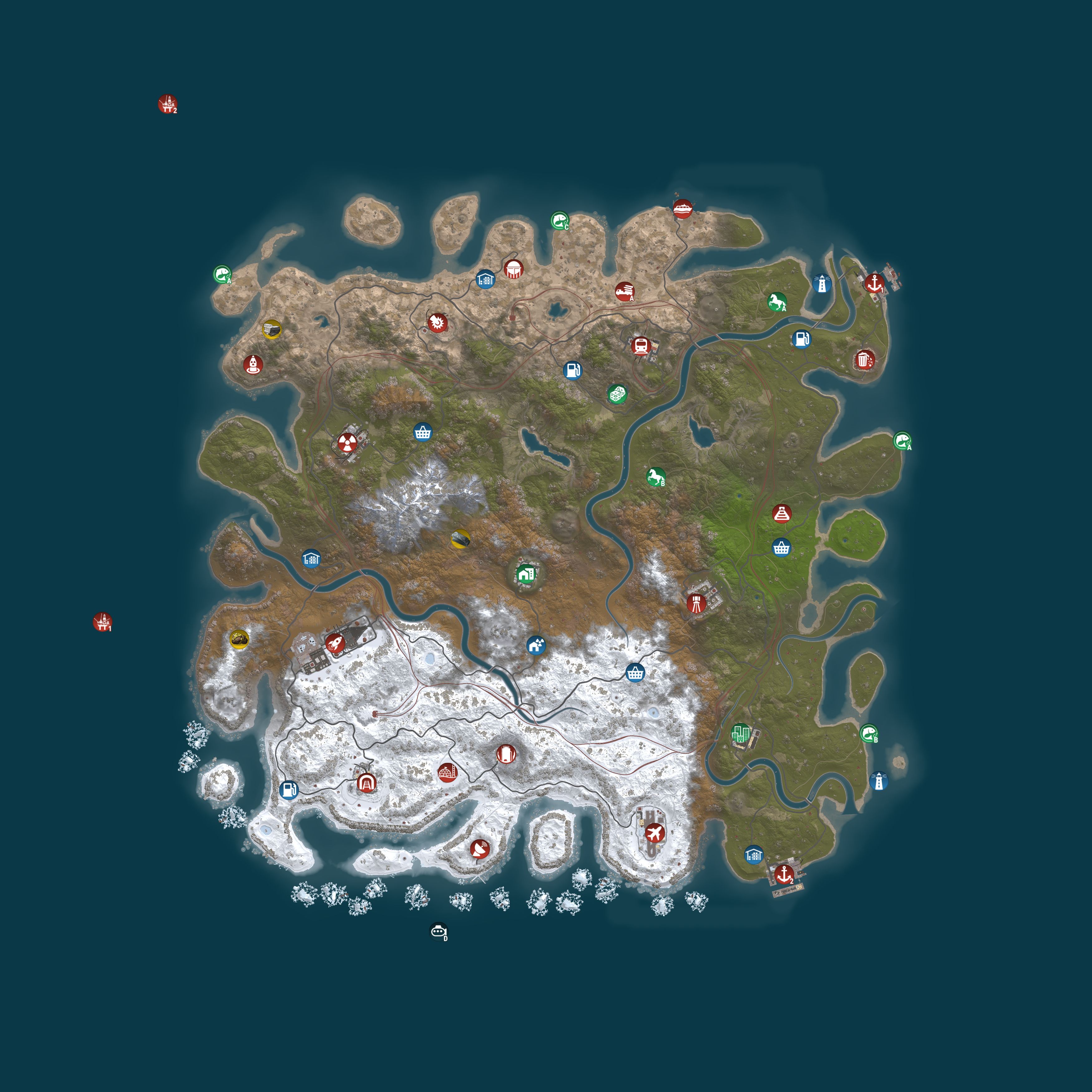 Map for Magic Rust #18 — Vanilla 2x | Pyccкий