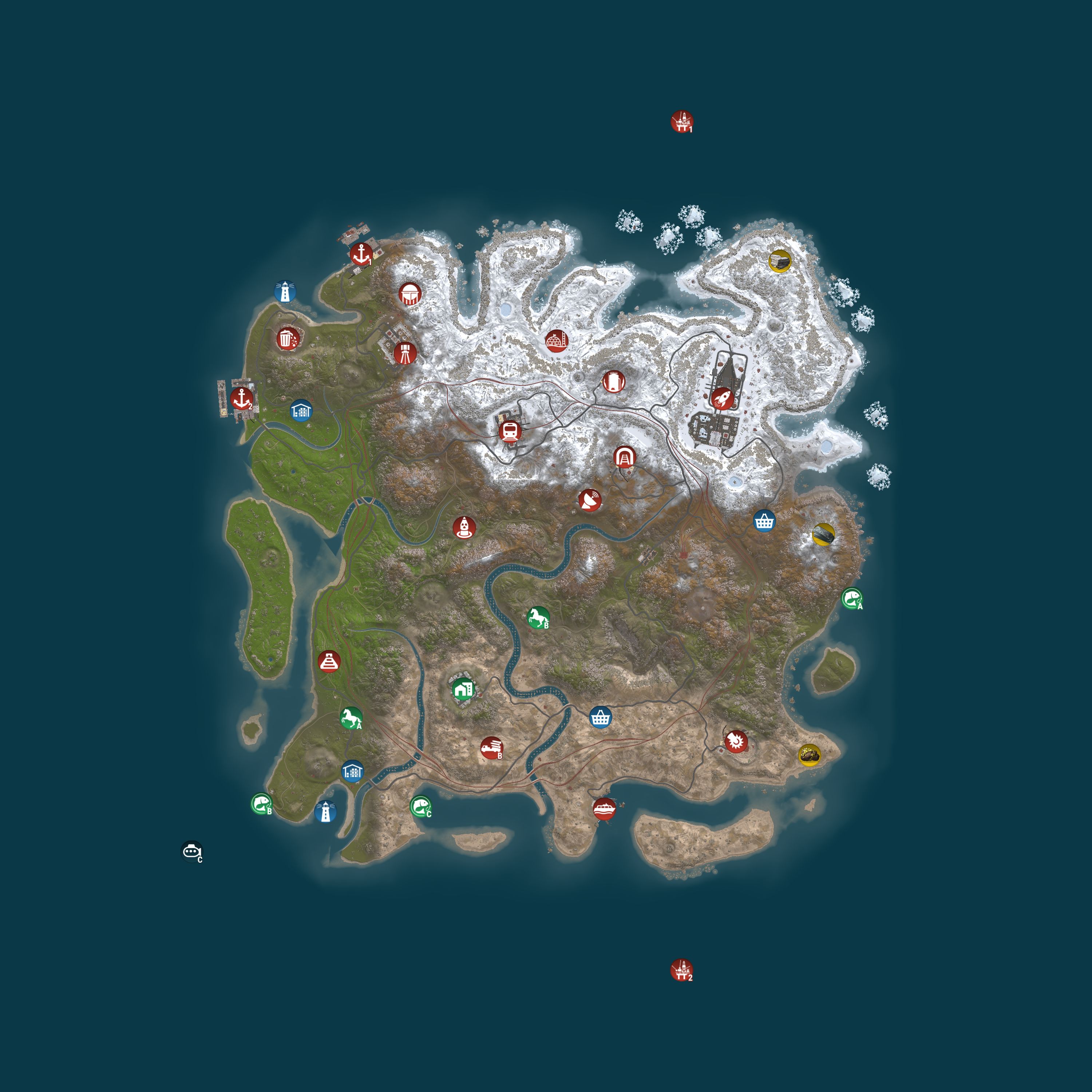 Карта сервера