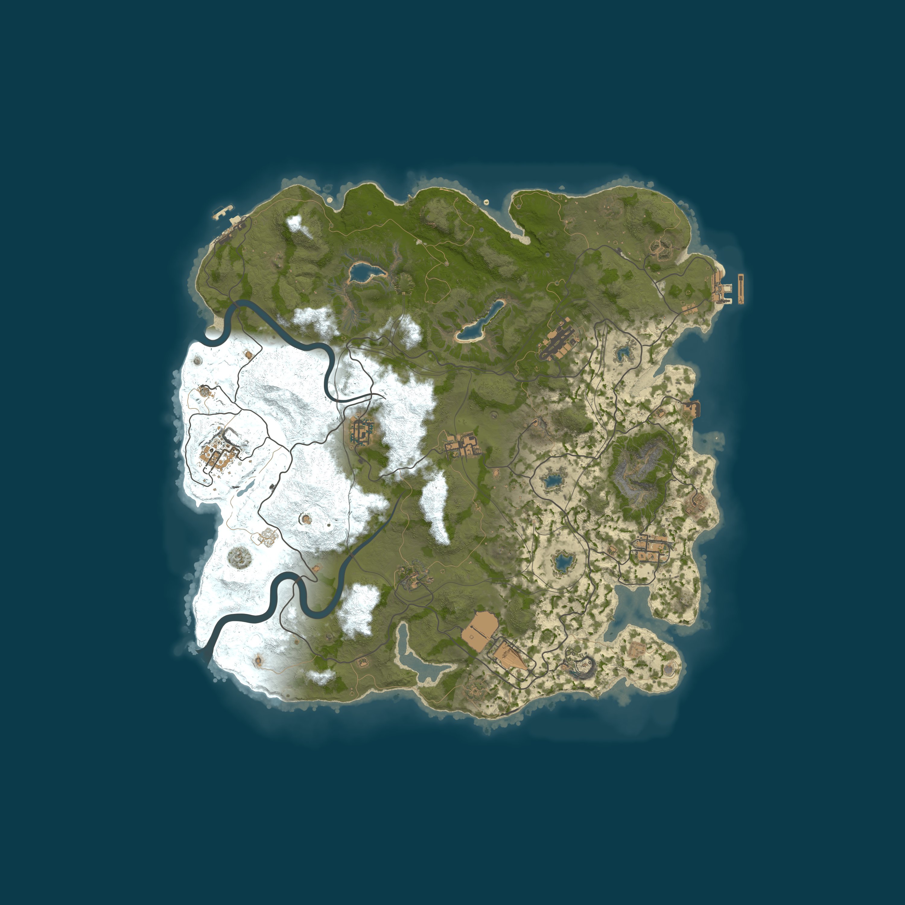 Map for Reddit.com/r/PlayRust - US Monthly