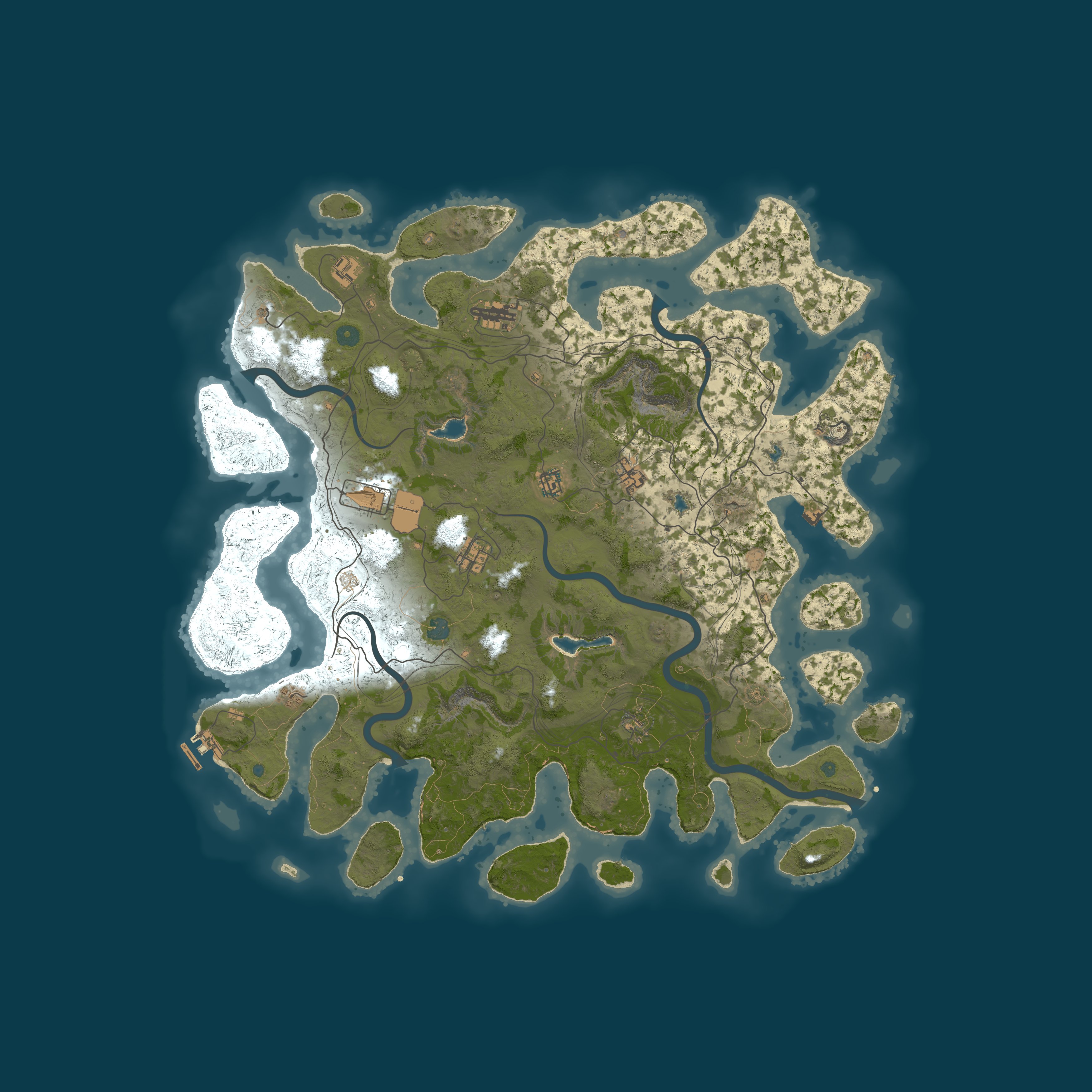 Map for Celestial Rust PvE 2 x10 RAIDABLE BASES|TP|HOMES|KITS|+MORE