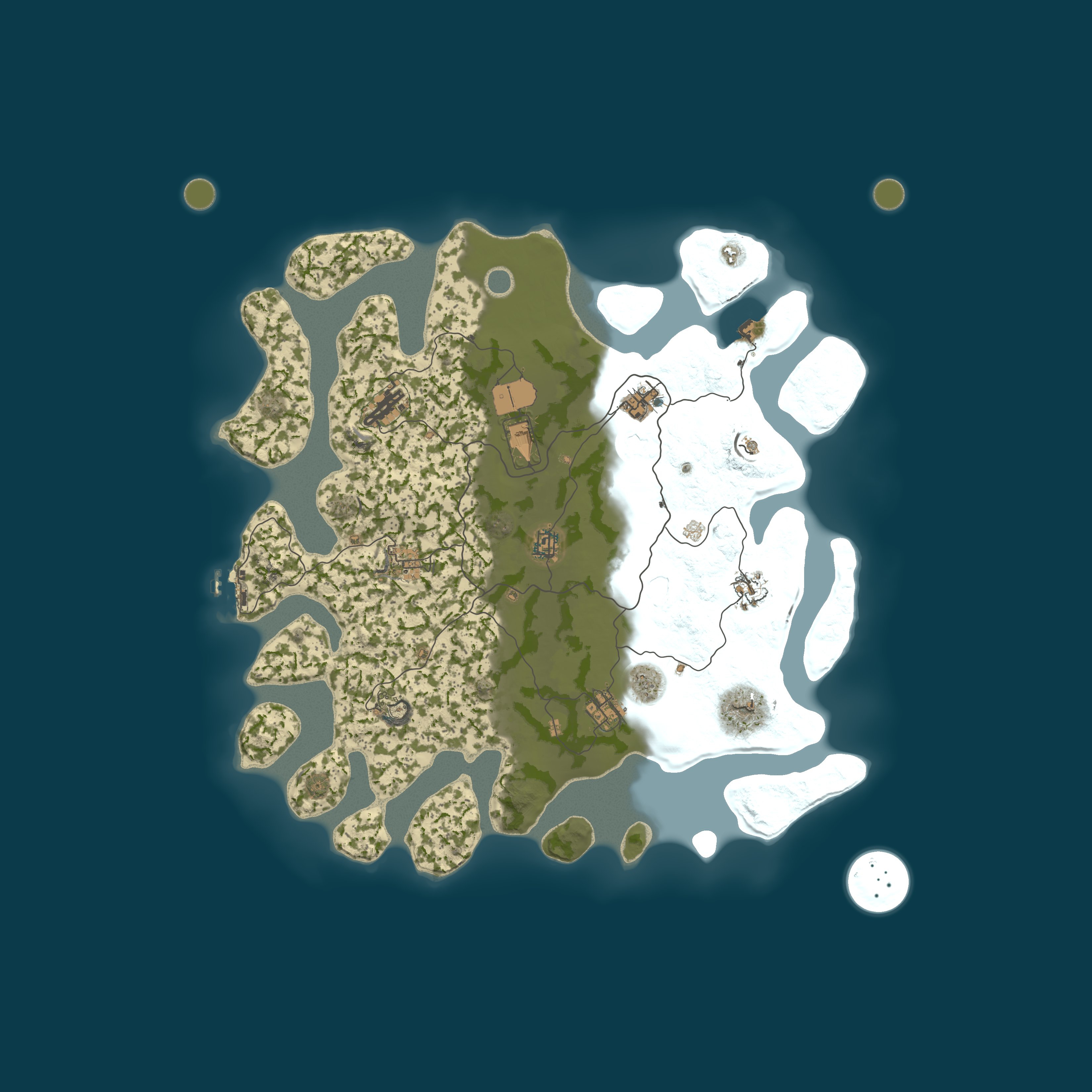 Map for Vital Rust - EU 10x | No BPs | Kits | Clans