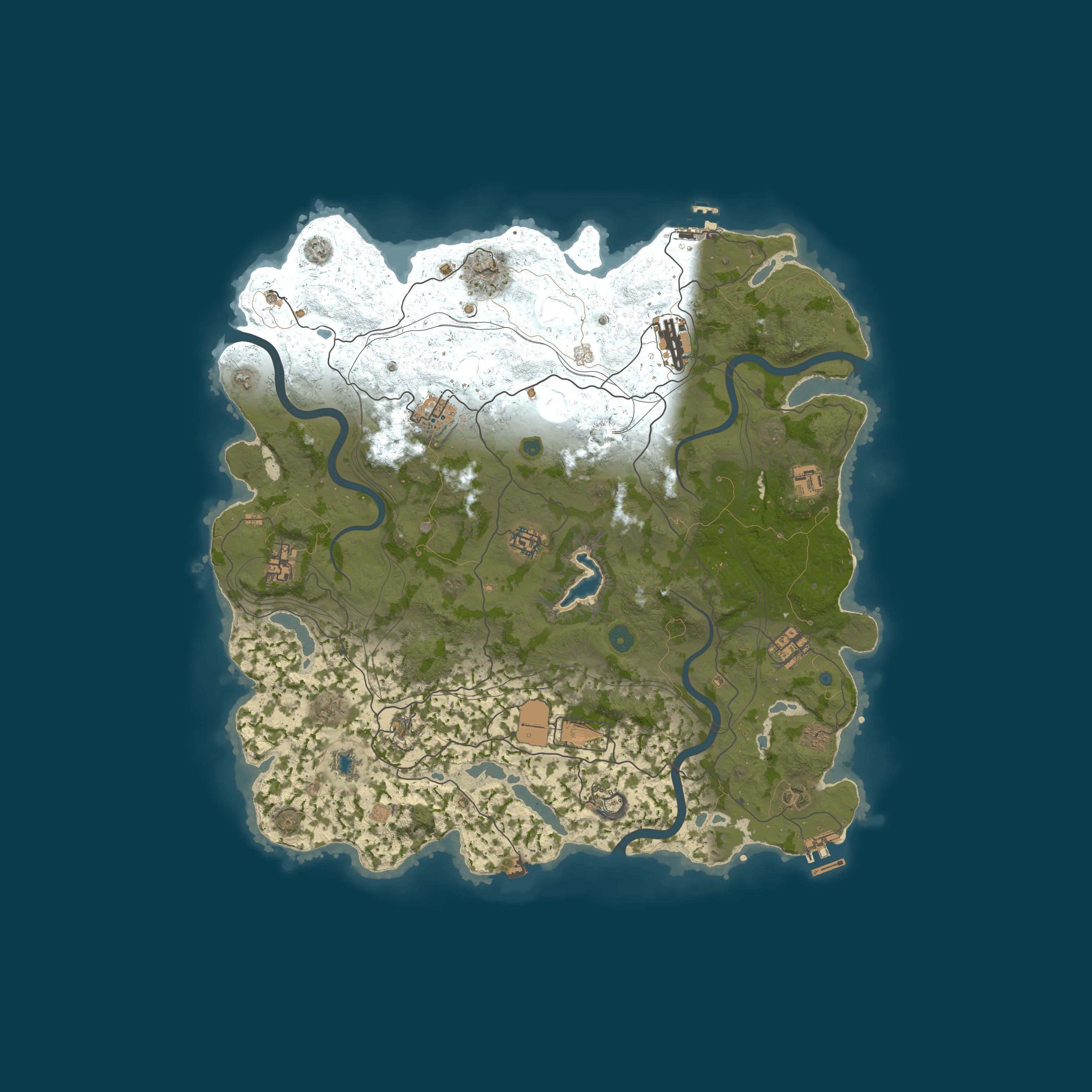 Map for WEREWOLF GAMING.CO 3x Solo/Duo LARGE|Loot x3|Share BPs| WIPED