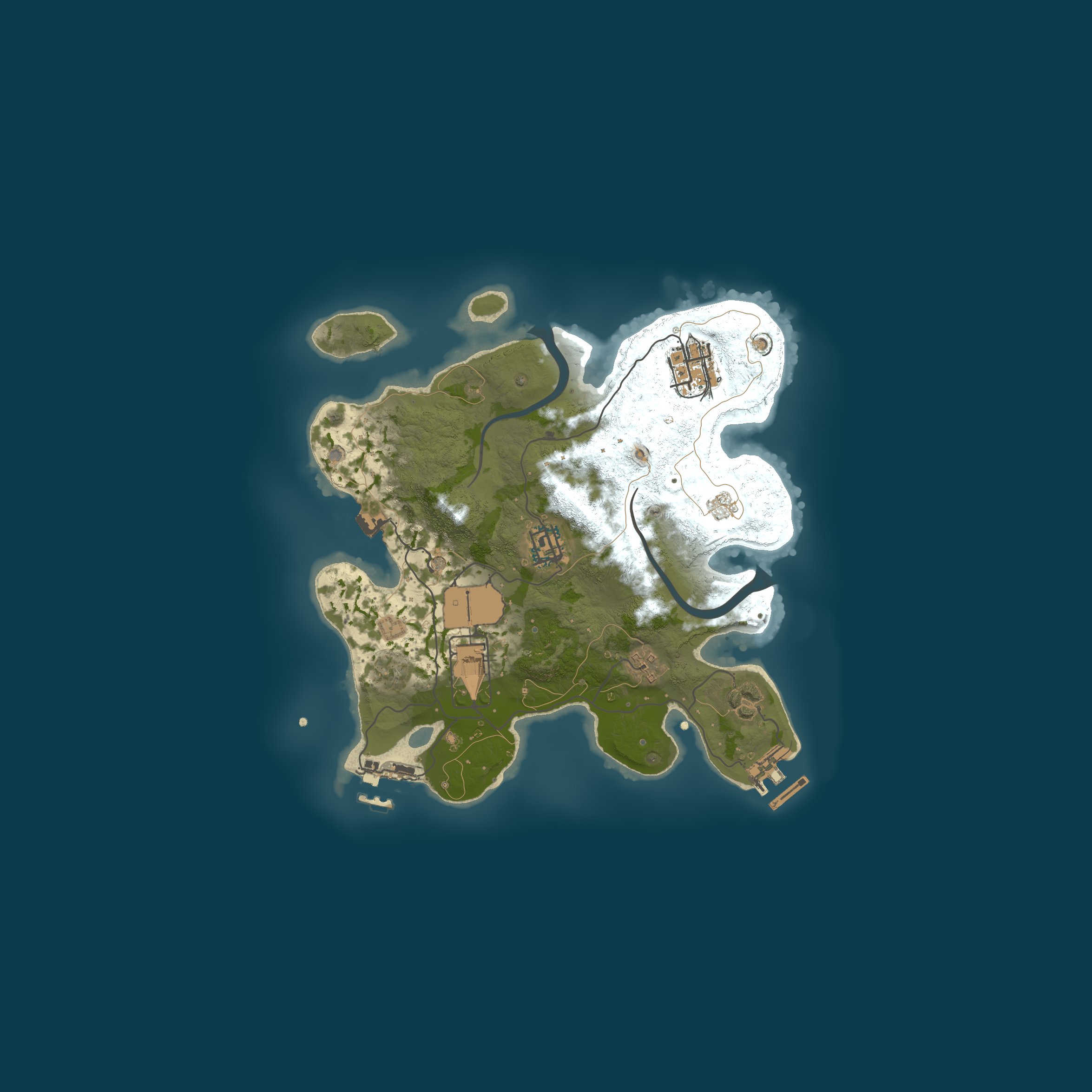 Custom Map, size 2700, seed 1337