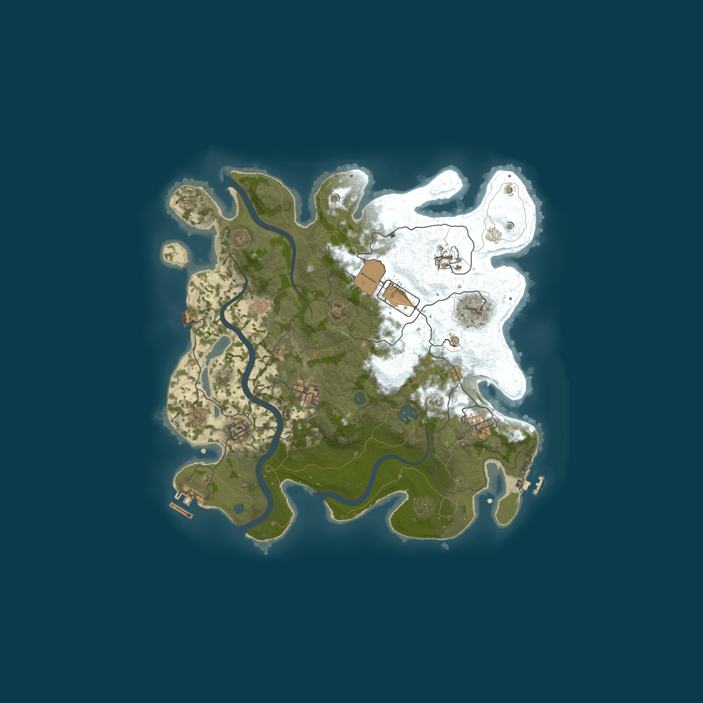 Map for 新服《灰色地带》萌新养老周清独狼双人6.27新