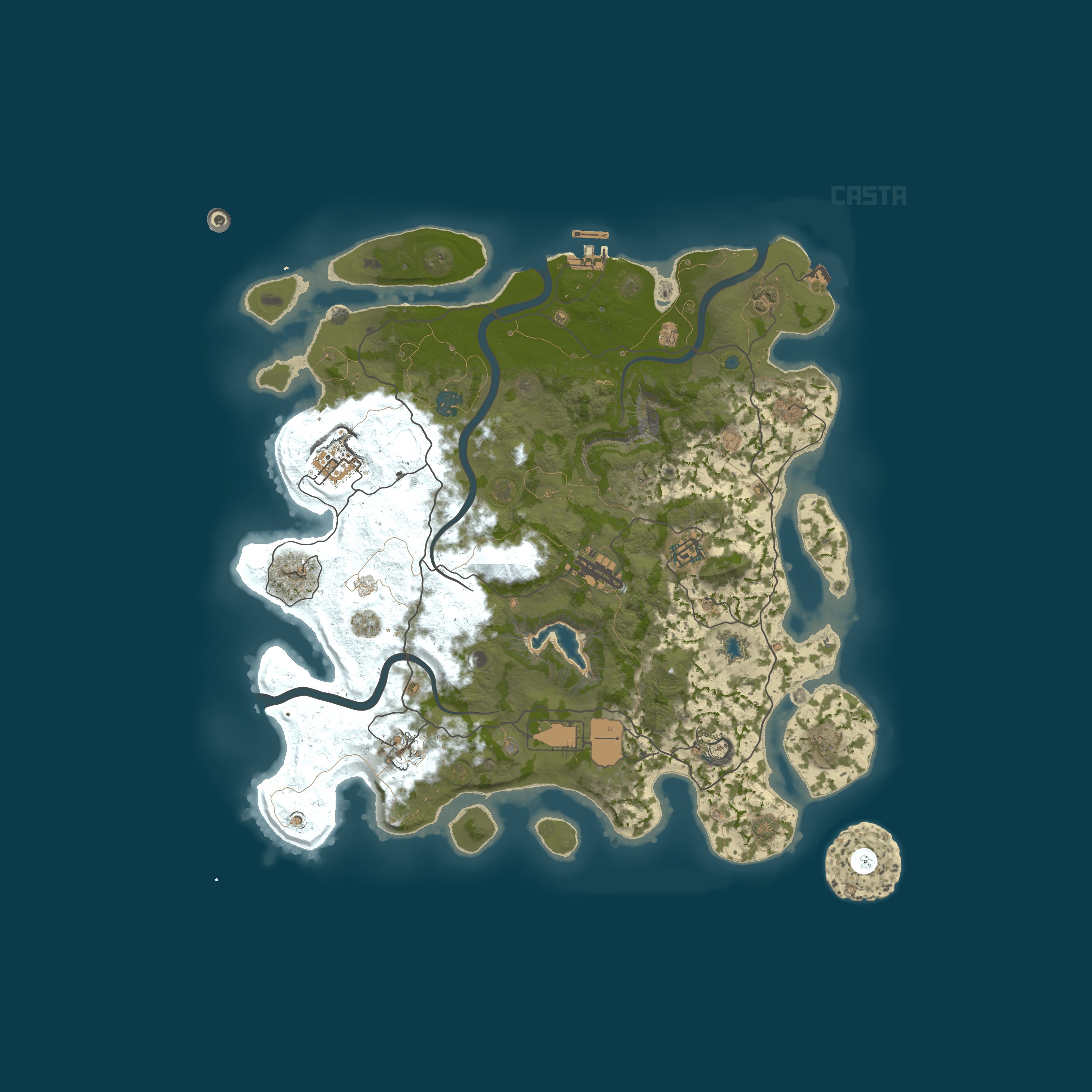 Карта сервера