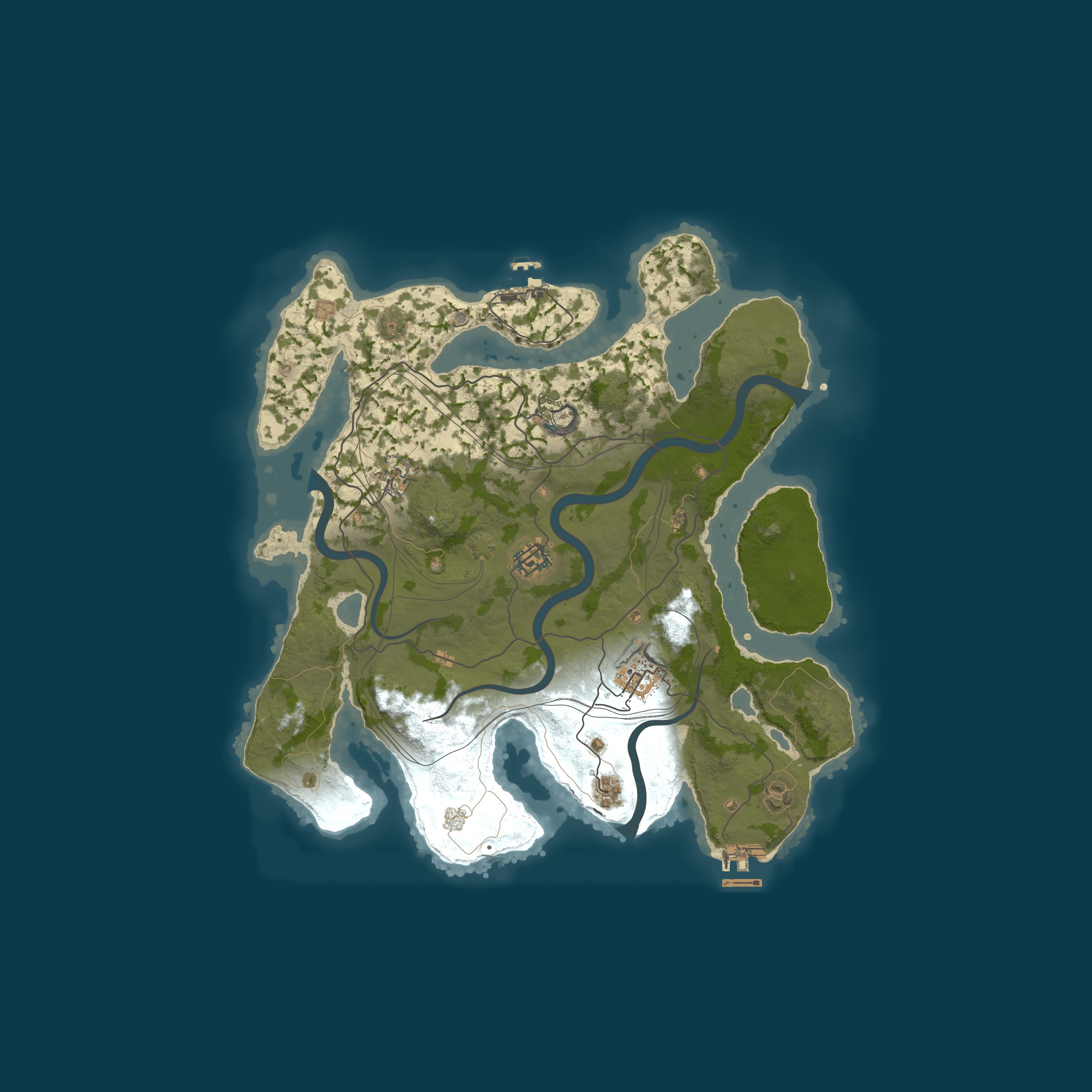 Map for GoblinRustbelt | 3X | Chill & Noob Friendly PVE | No BP Wipes