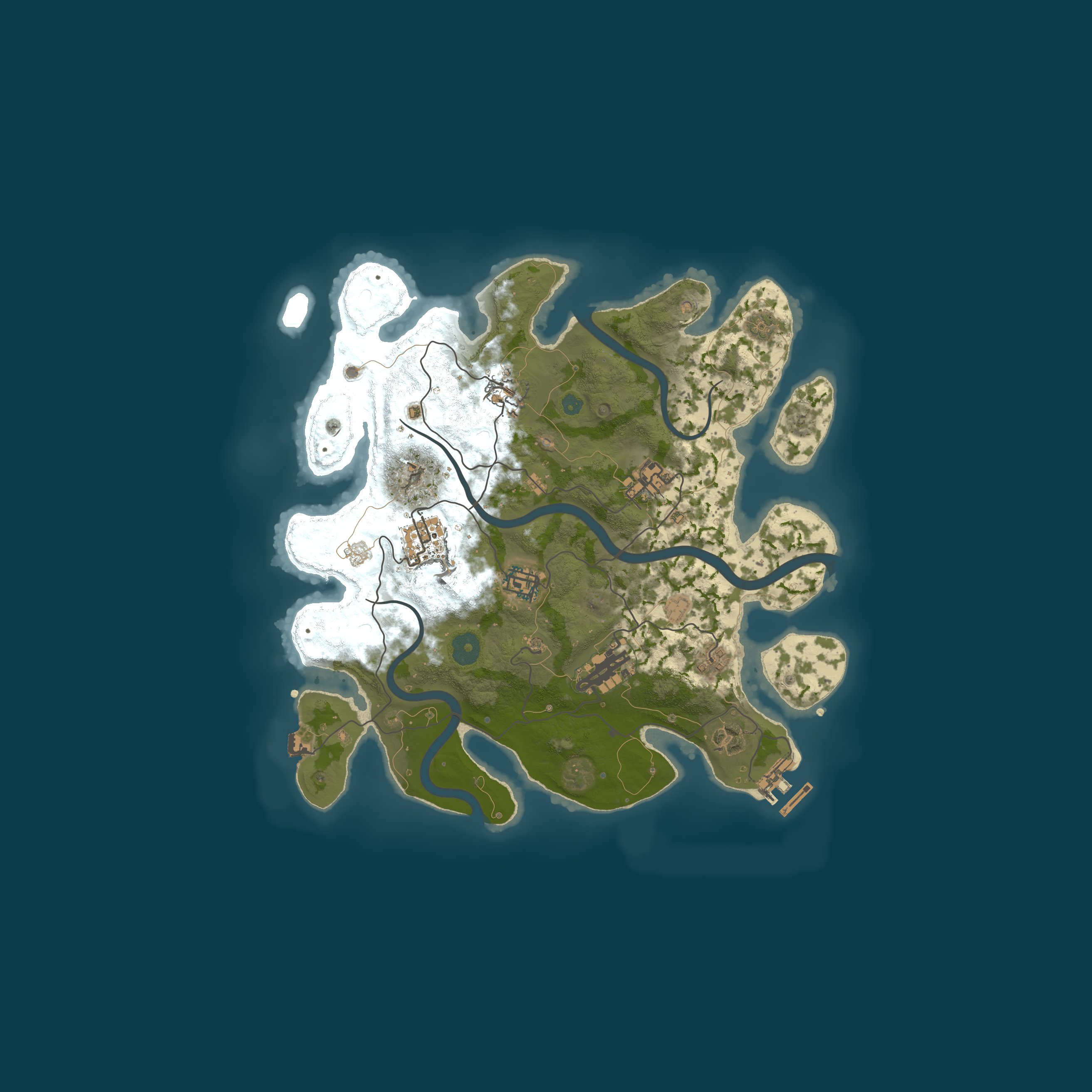 Map for GRINCH RUST - х1000 [ KITS | LOOT+ | CLANS | FPS+| 1000x ] WIP