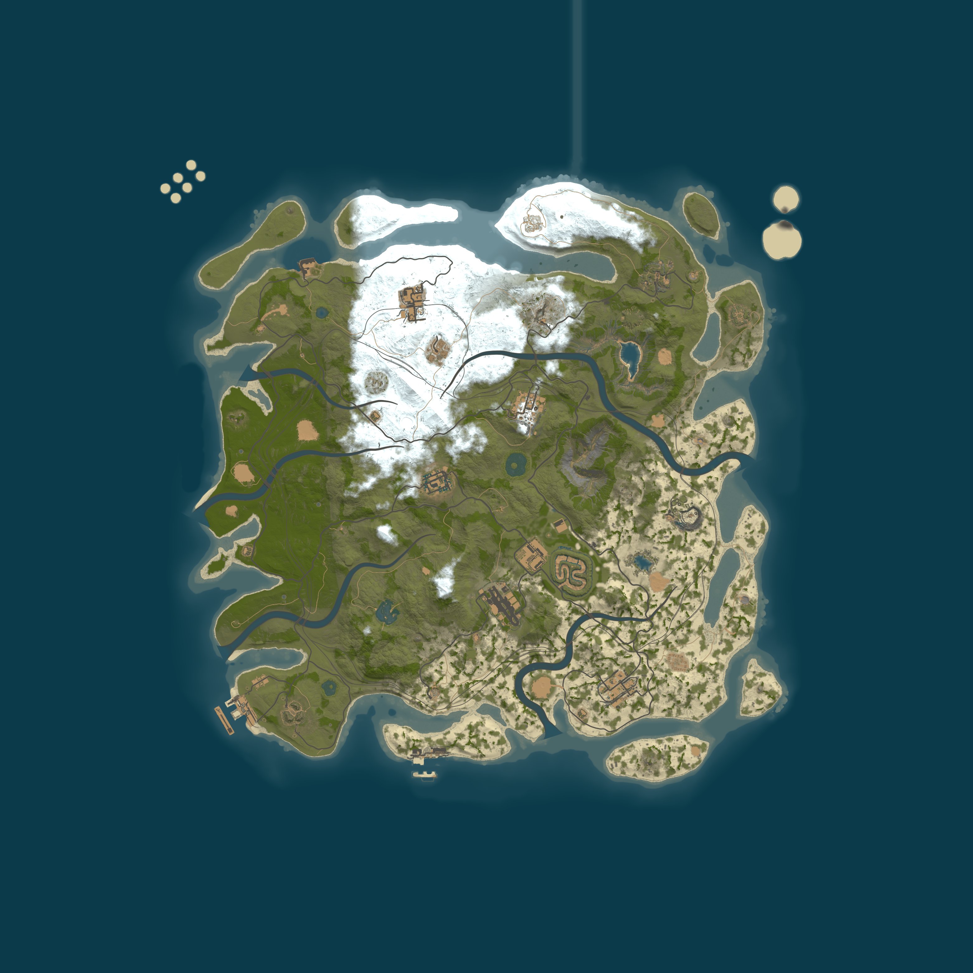 Map for [NA] RustAscent | PVE & CHILL | 15x RESOURCES | EVENTS | KITS
