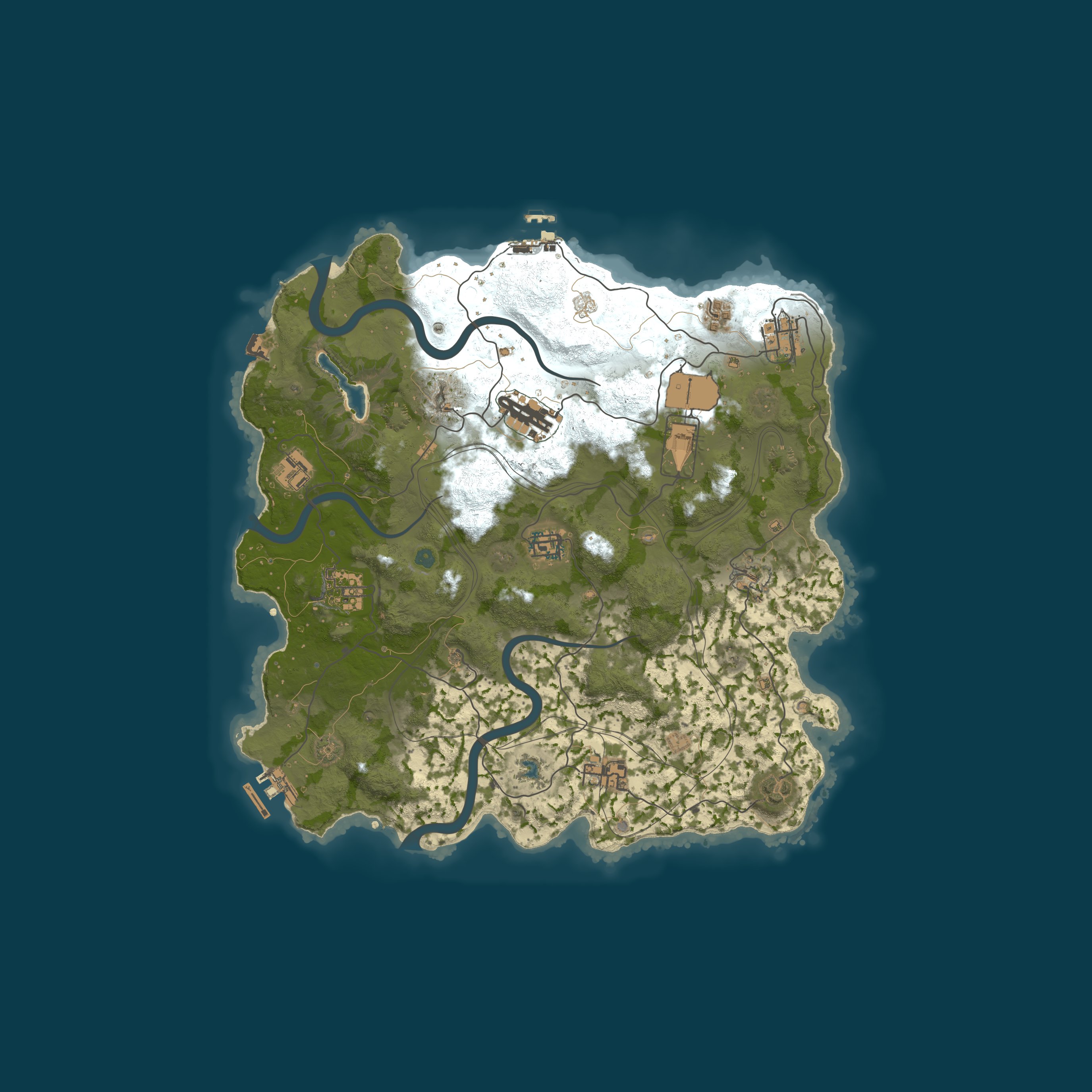 Map for RustForNoobs.com | SOLO ONLY | Softcore Monthly | No BP Wipe | 