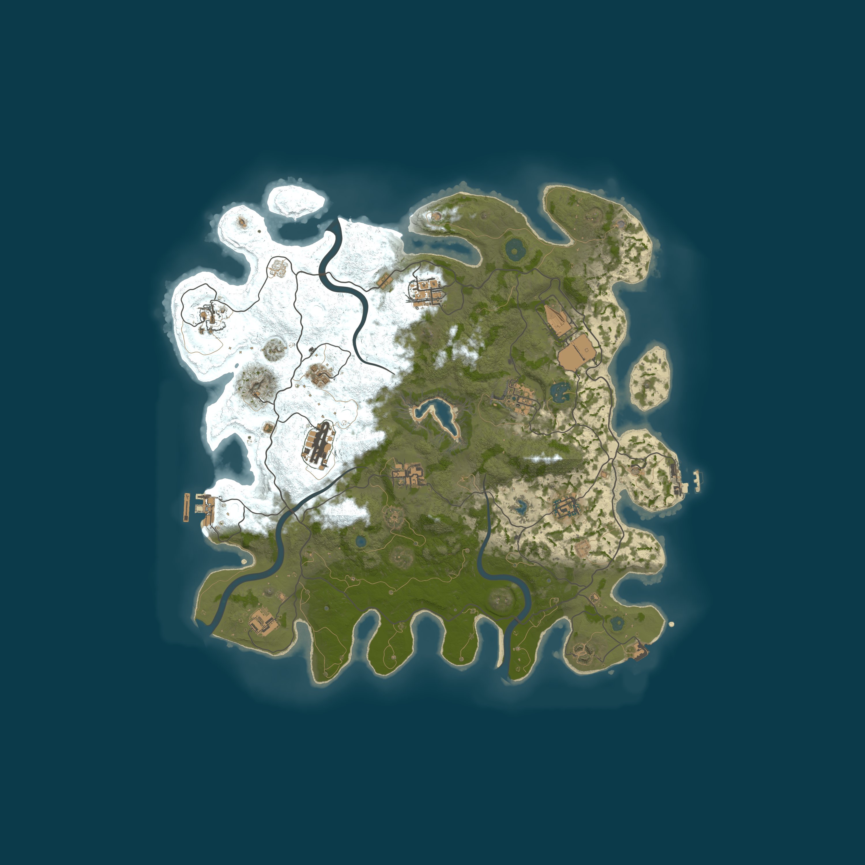 Procedural Map, size 4000, seed 1108646478