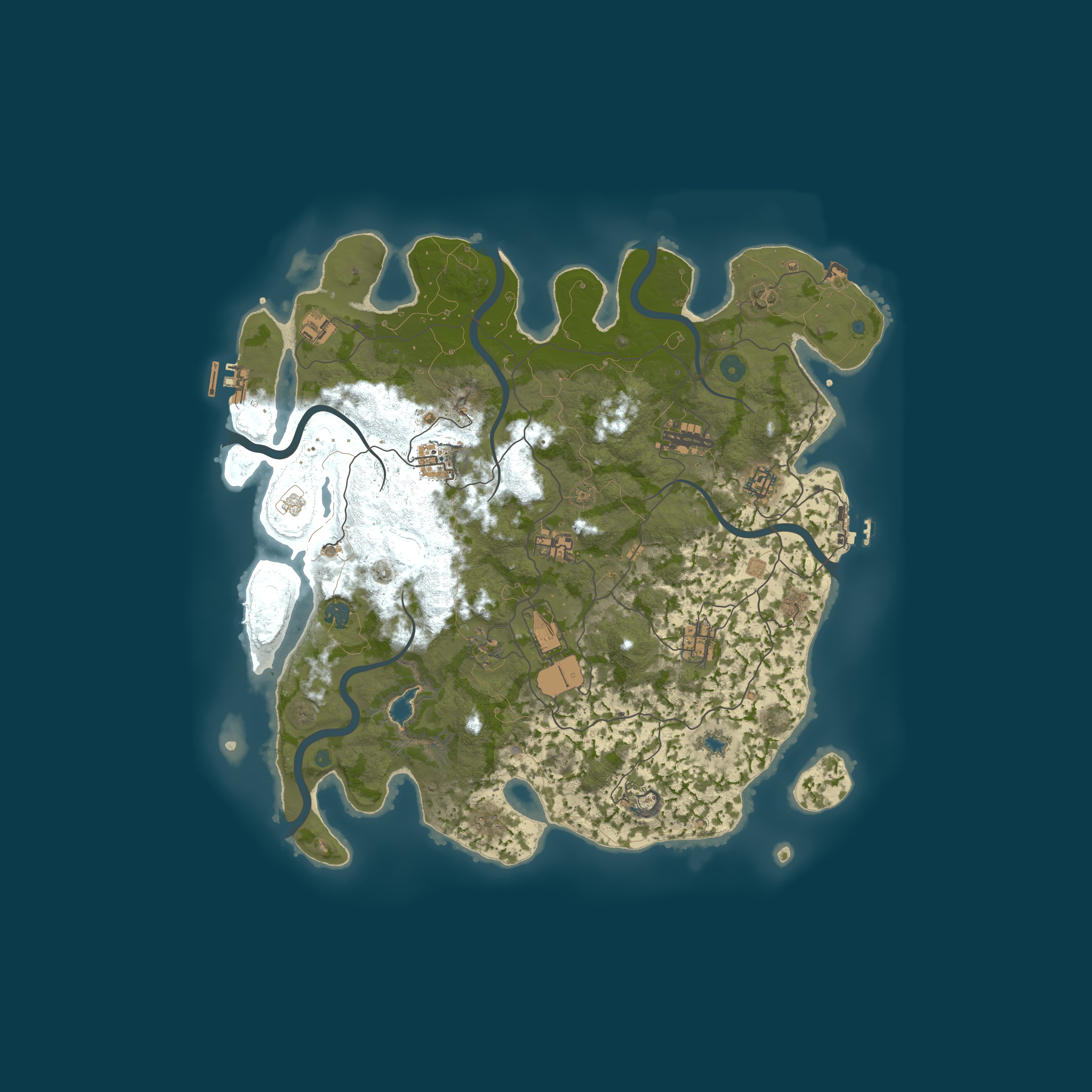Map for West - NoDecay