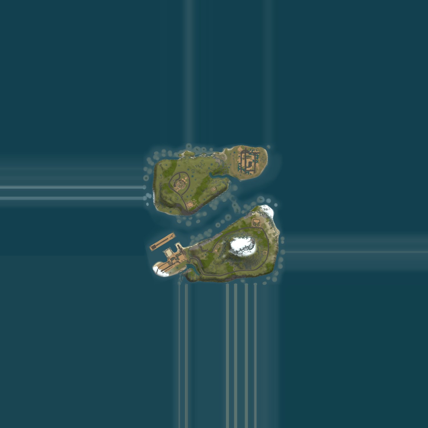 Map for [RC] Chaos 5x | Solo/Duo | NPC Raids | Events | Kits | Loot+ | 