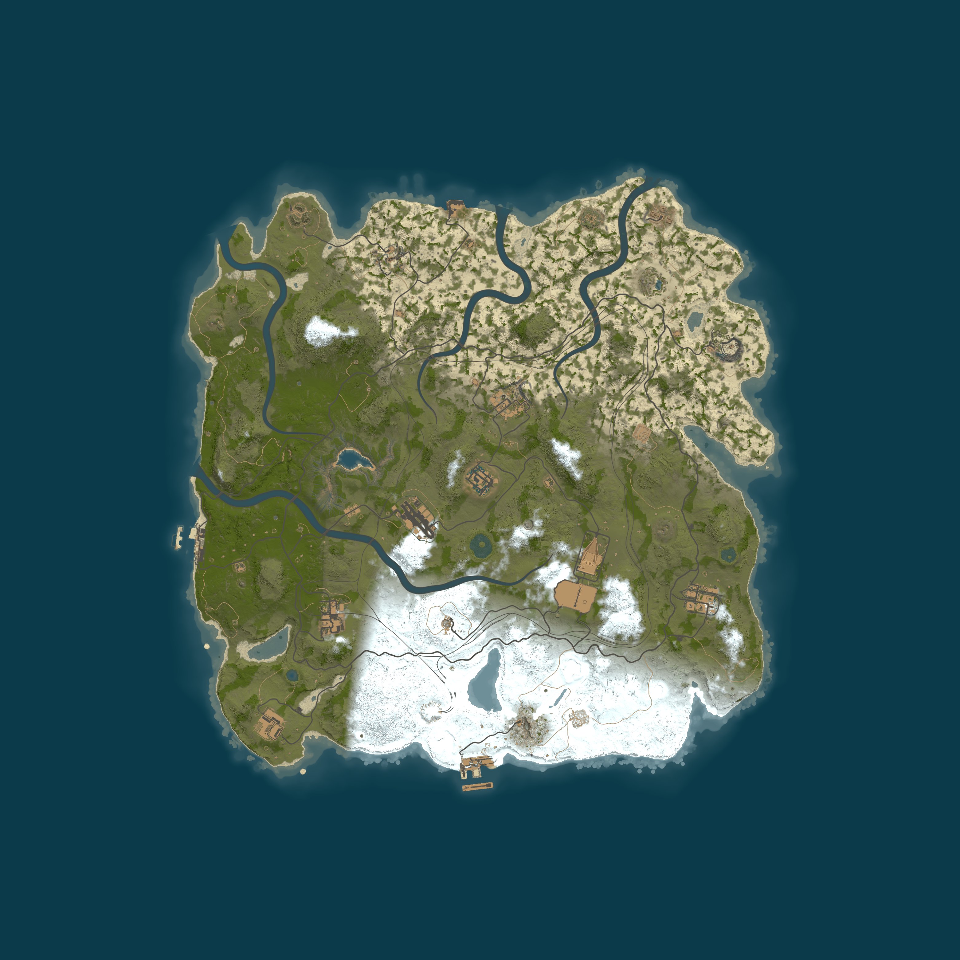 Custom Map, size 4250, seed 346106576