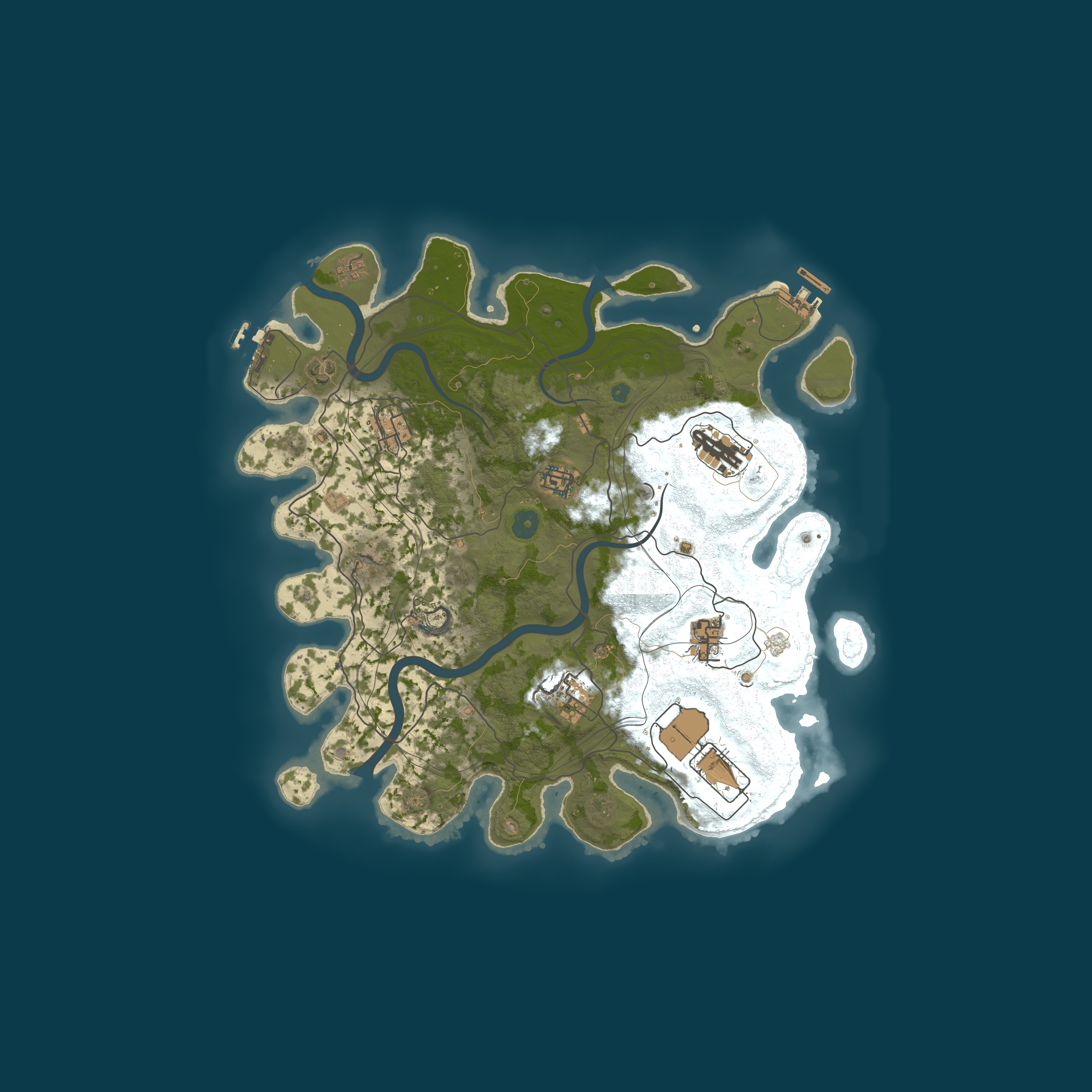 Map for RustyLabourers #1 Main- 1.5x/Offline Protection/RaidableBase