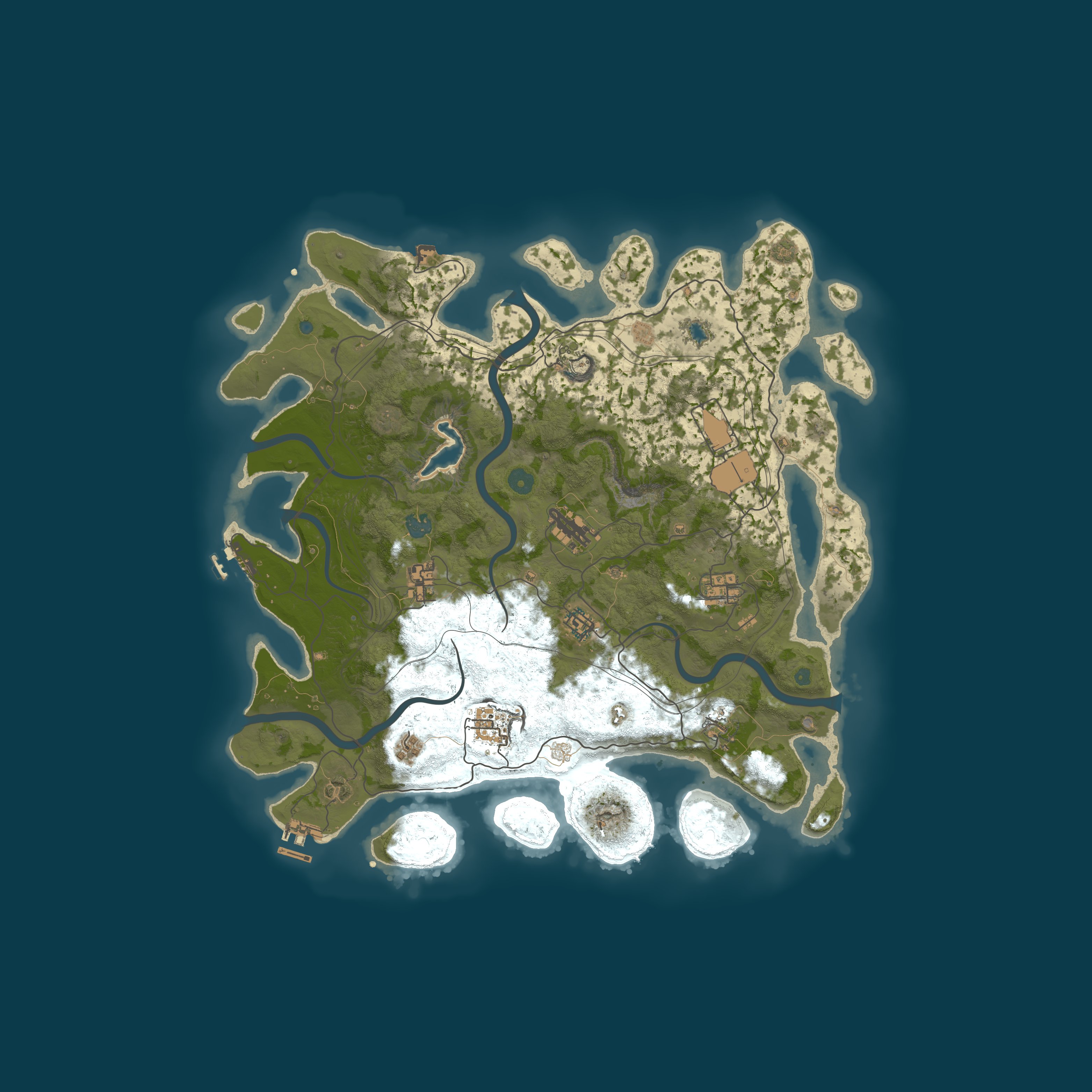 Map for [EU]Gentle Rust Softcore  Monthly  25% Upkeep