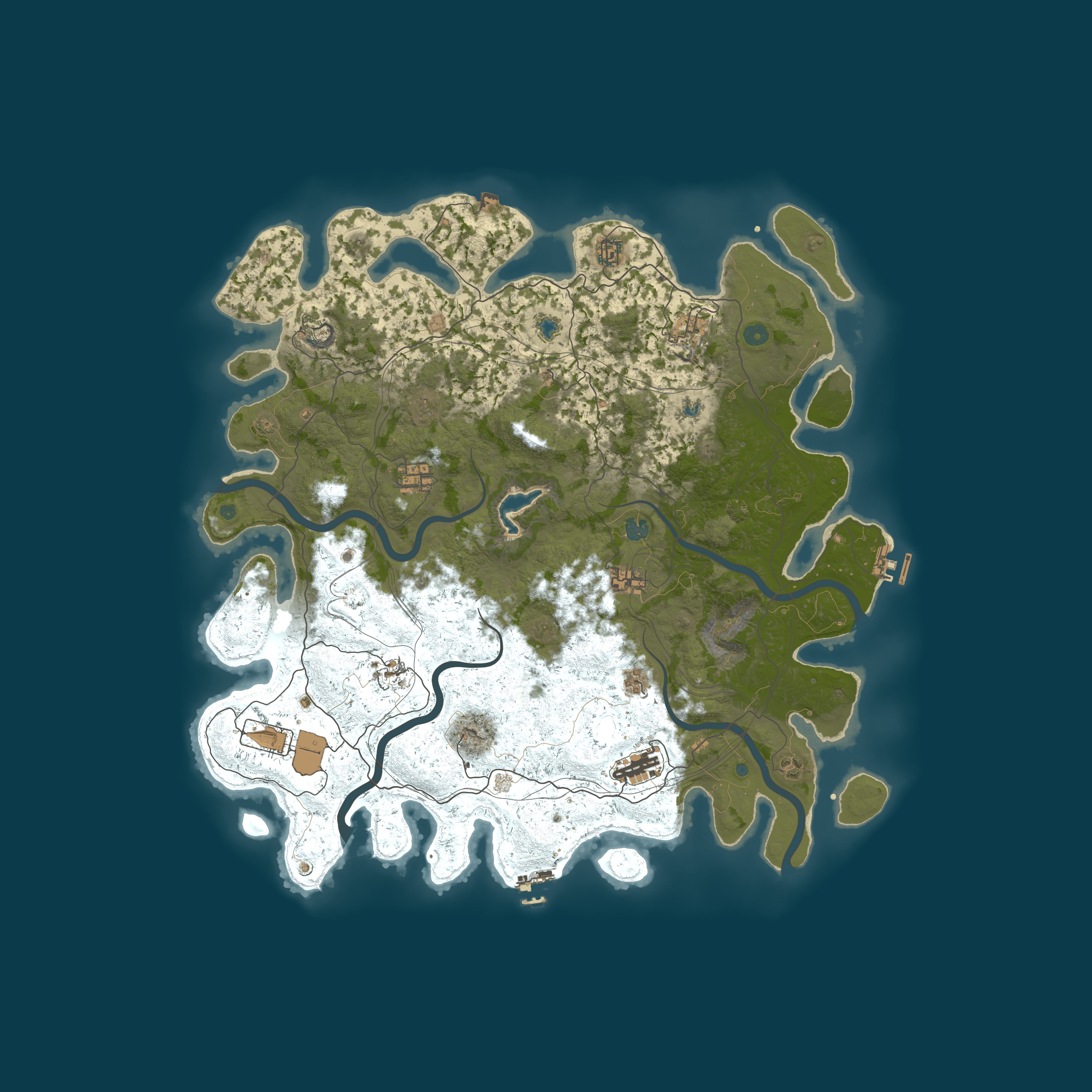 Map for Kempland [US] PVP-Raidable Bases-Drones-NoBps-Free Speech