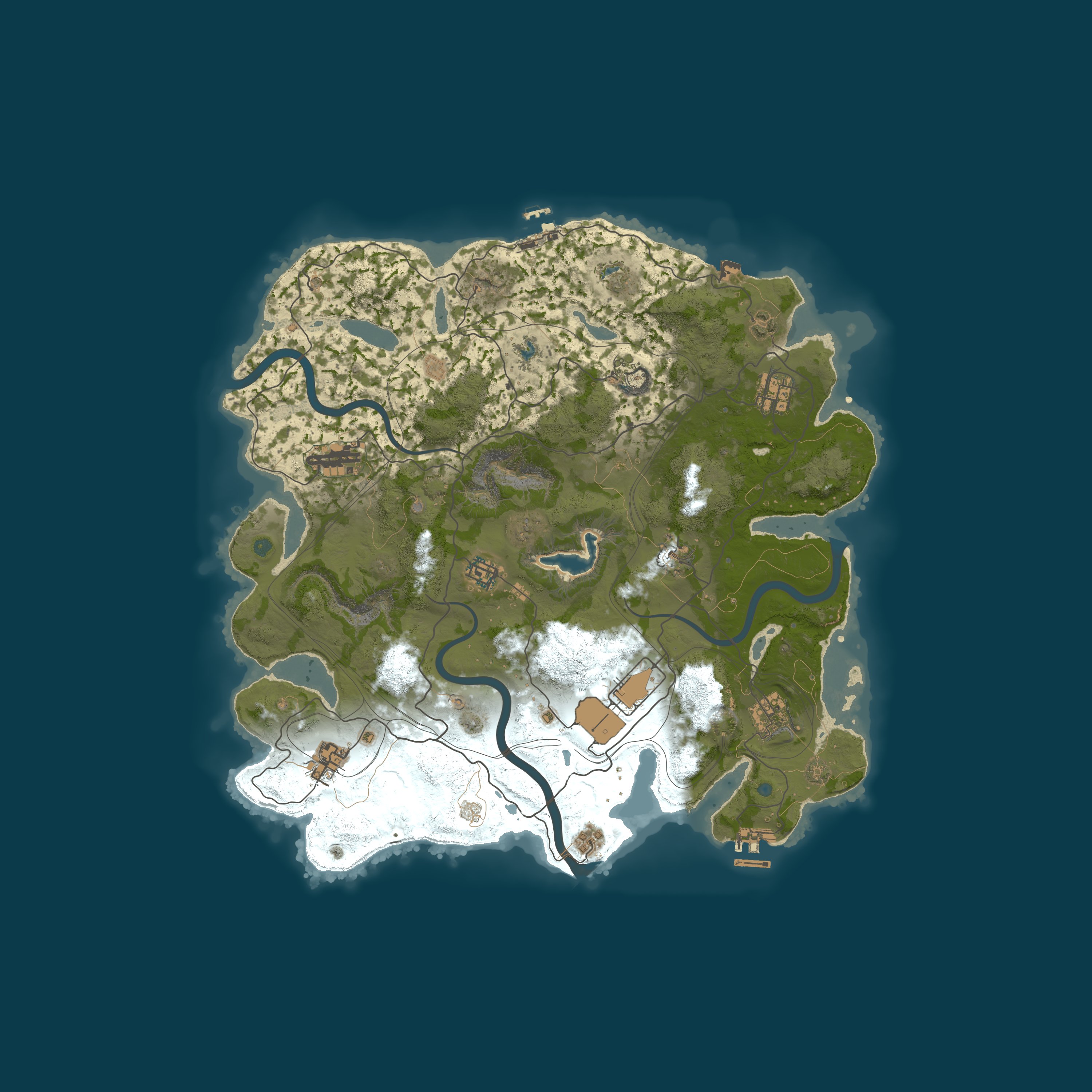 Map for Bunnings Warehouse | Vanilla | Monthly