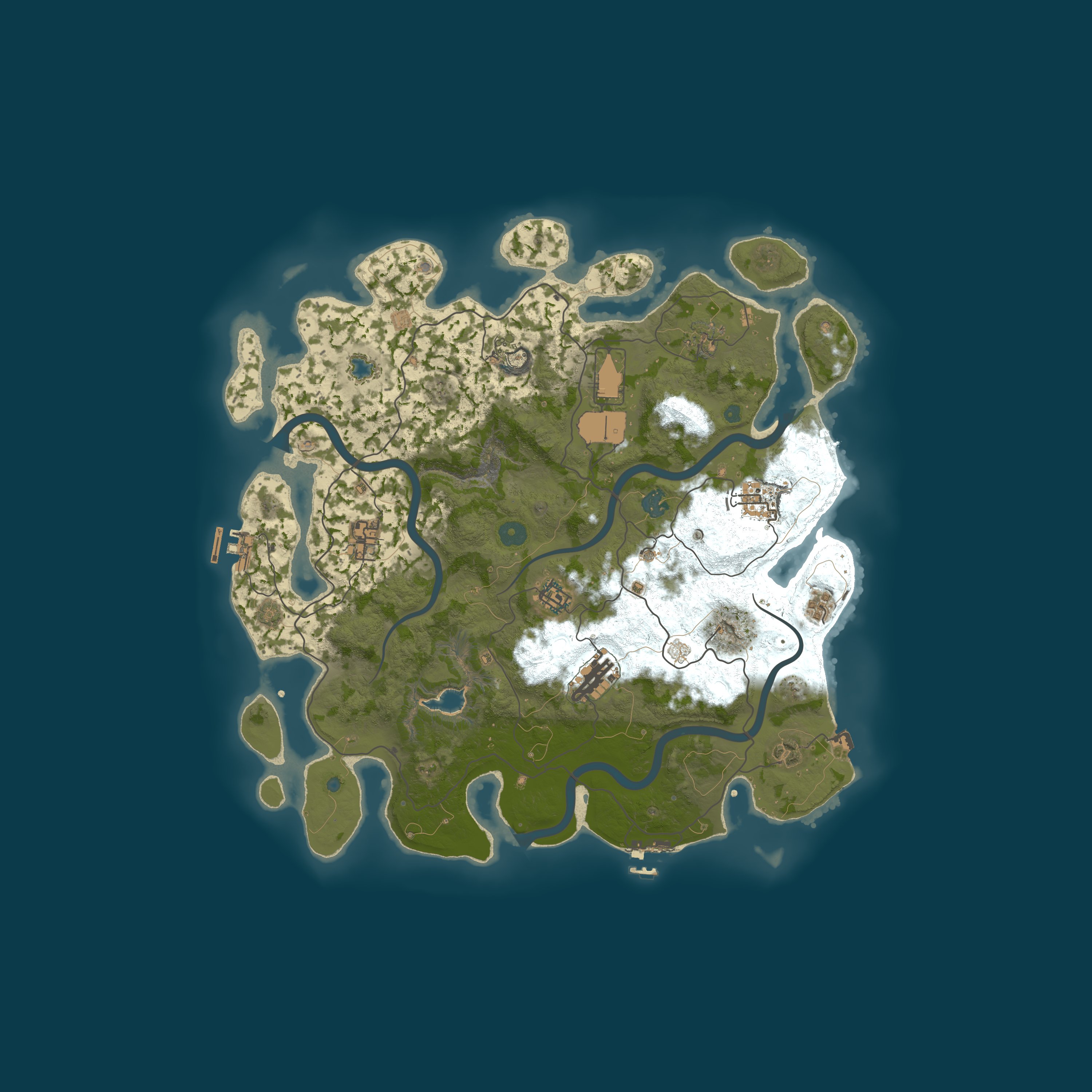 Map for AshRust.NET 3x Monthly | Qol/Loot+ | Full Wiped