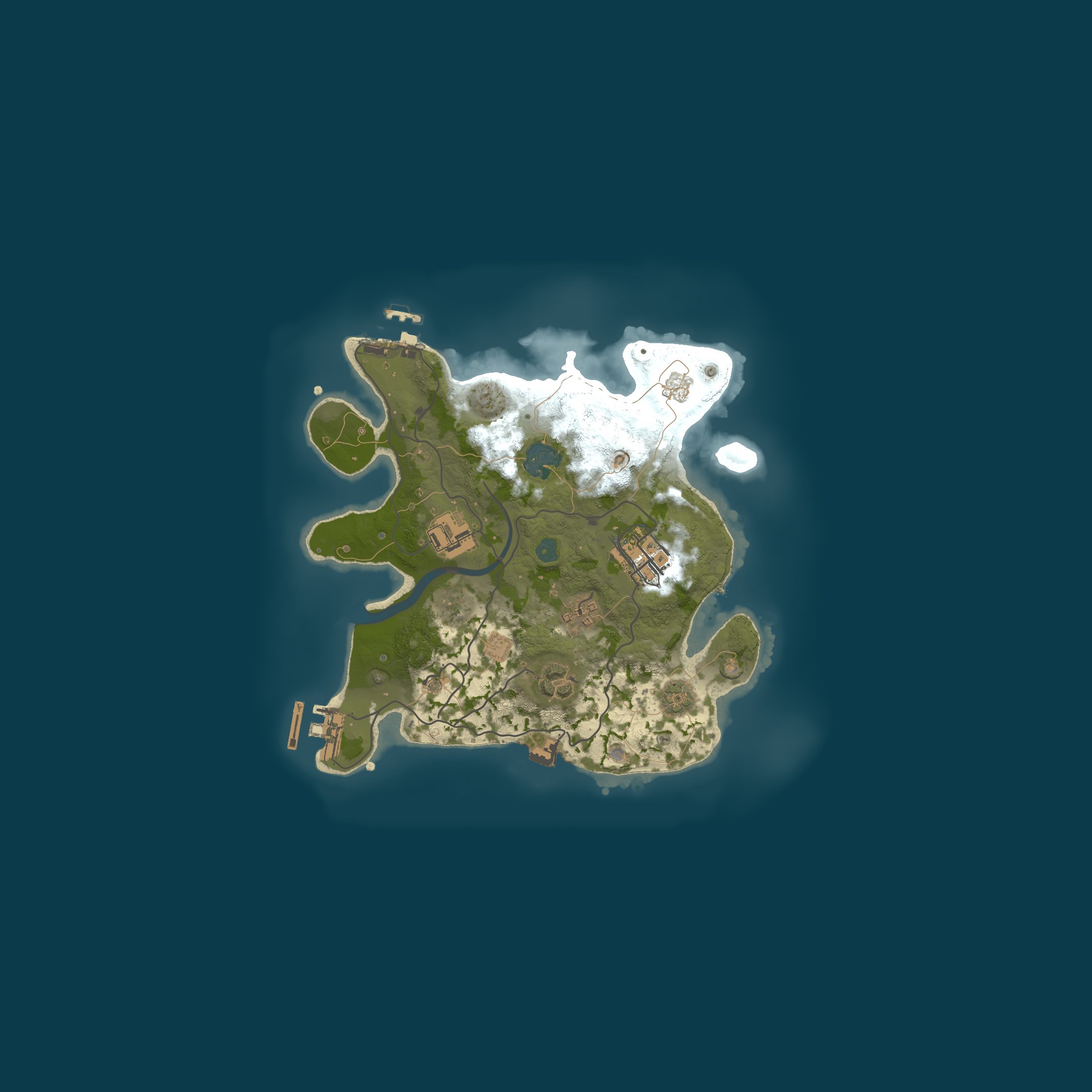 Map for A Shockbyte Rust Server