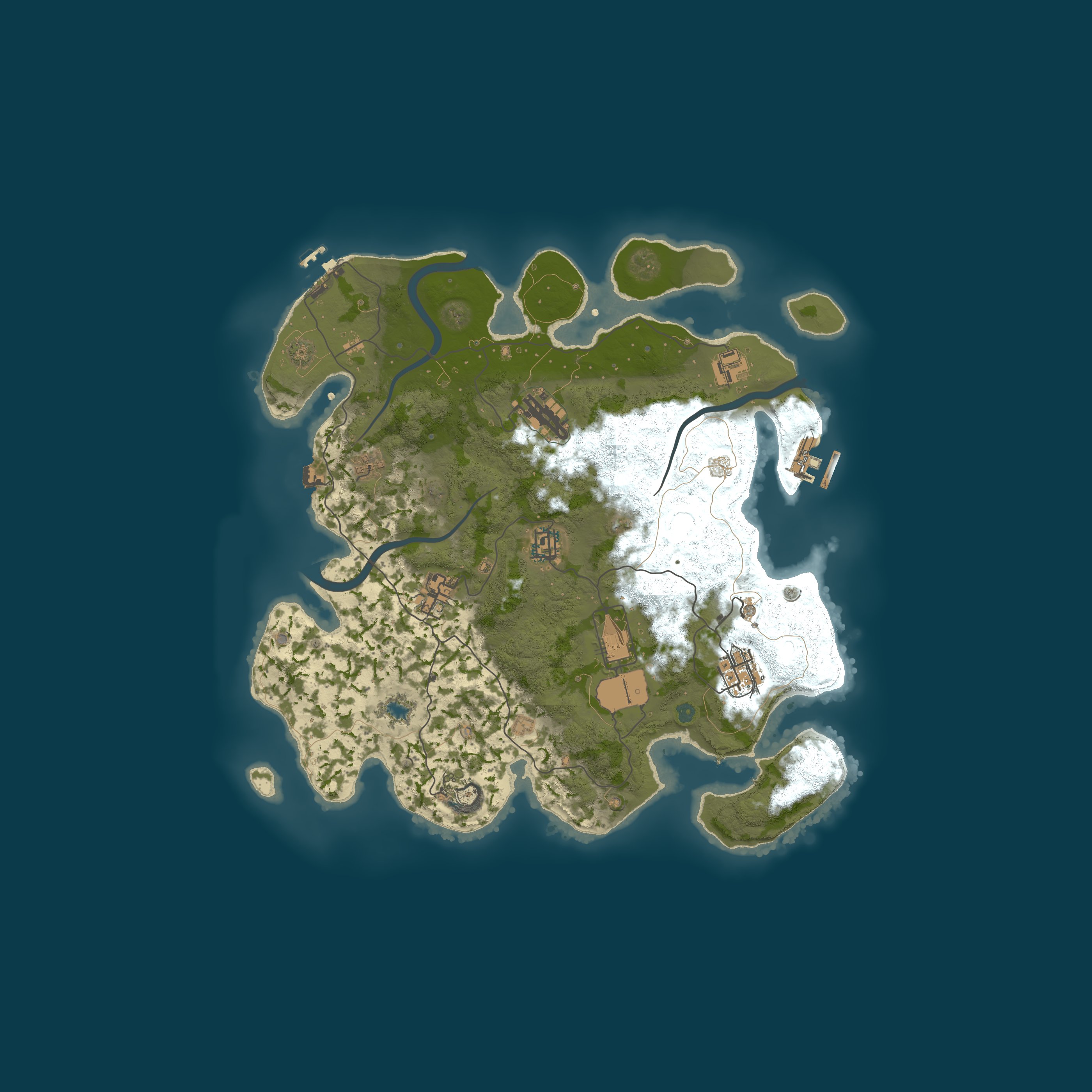 Rust map 3600/1337
