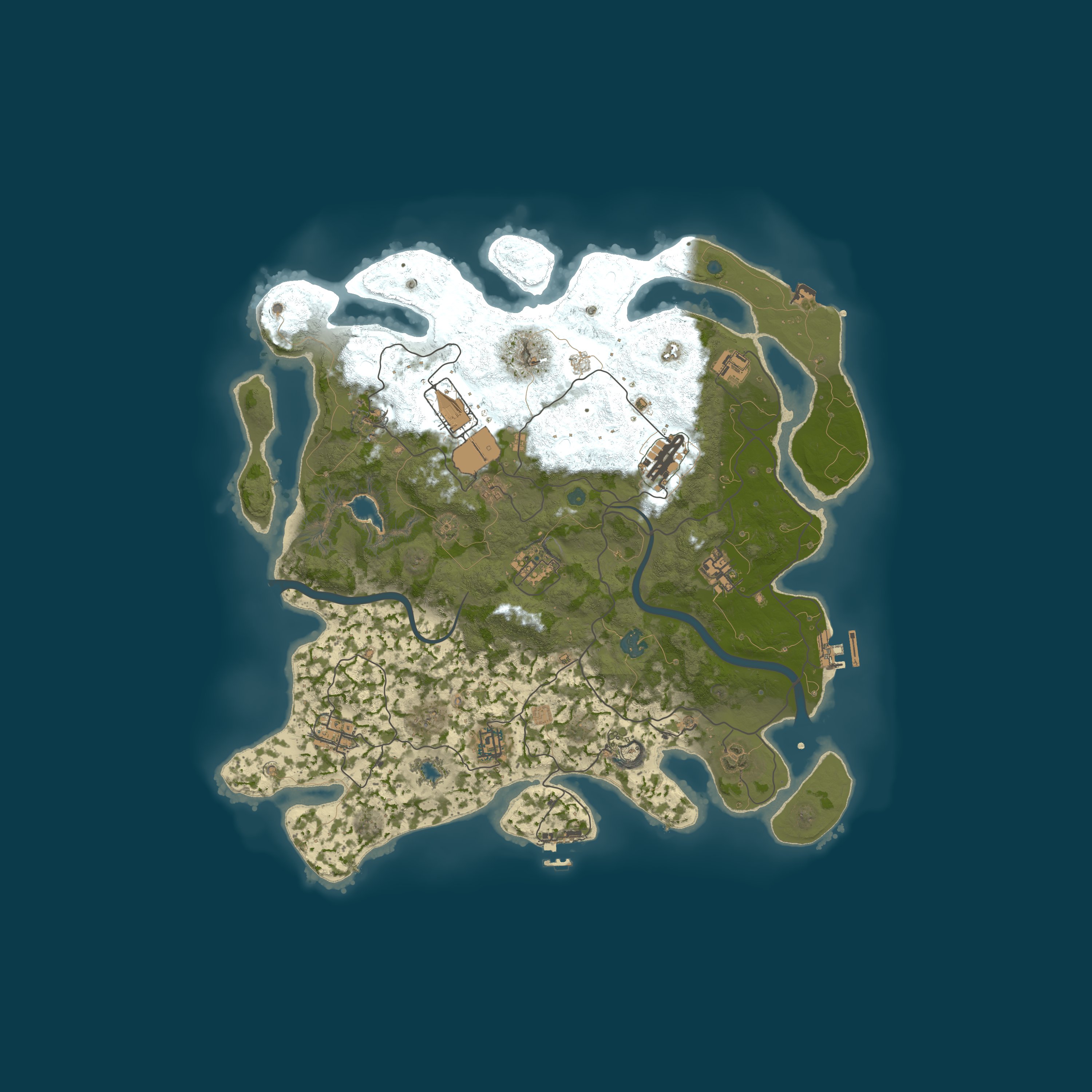 Map for FlatLine Rust | Softcore Native 2x | Wiped Today