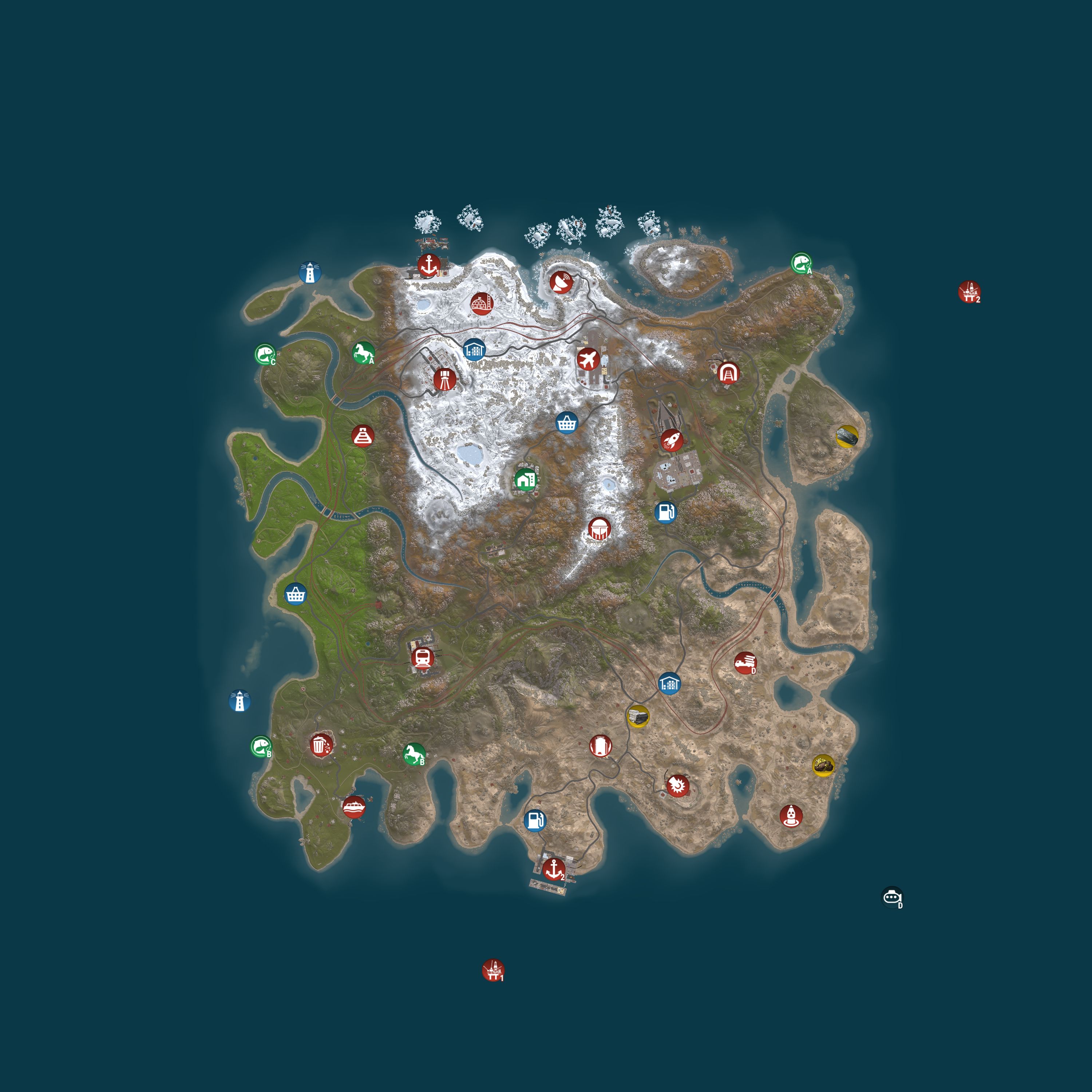 Map for Magic Rust #21 — Vanilla 2x | HOBOCИБ | Pyccкий