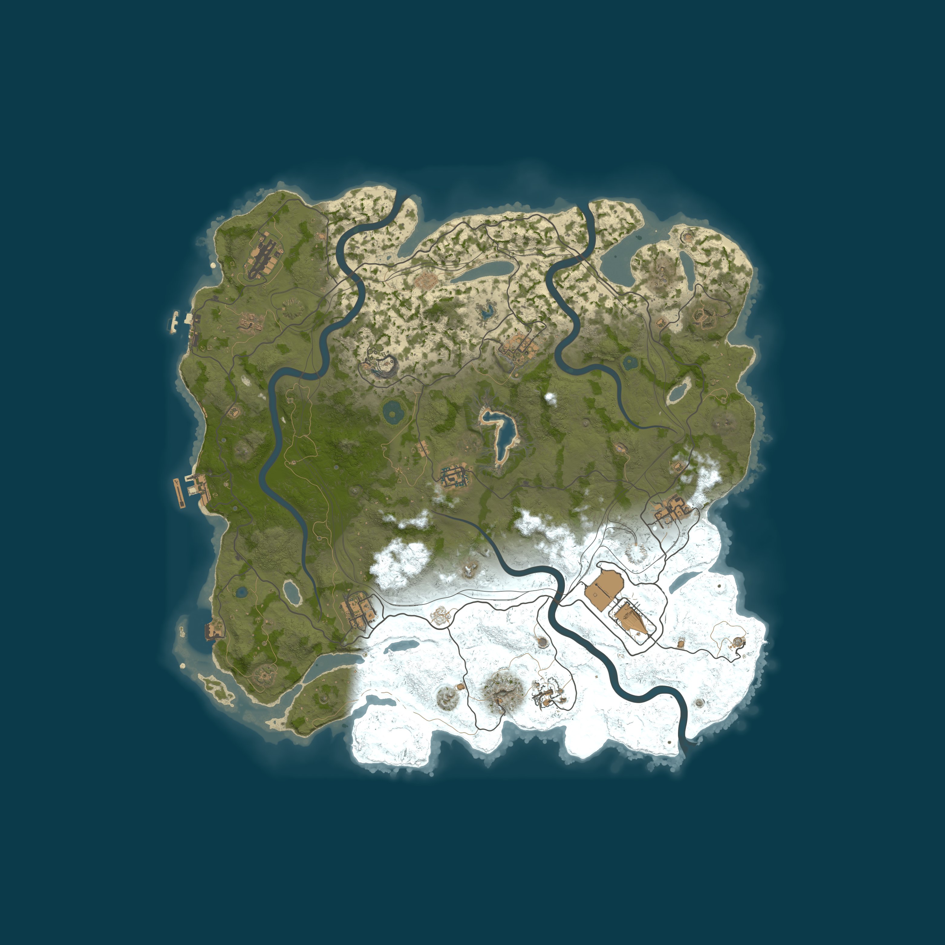 Map for WEREWOLF GAMING.CO 3x Solo/Duo LARGE|Loot x3|Share BPs| WIPED