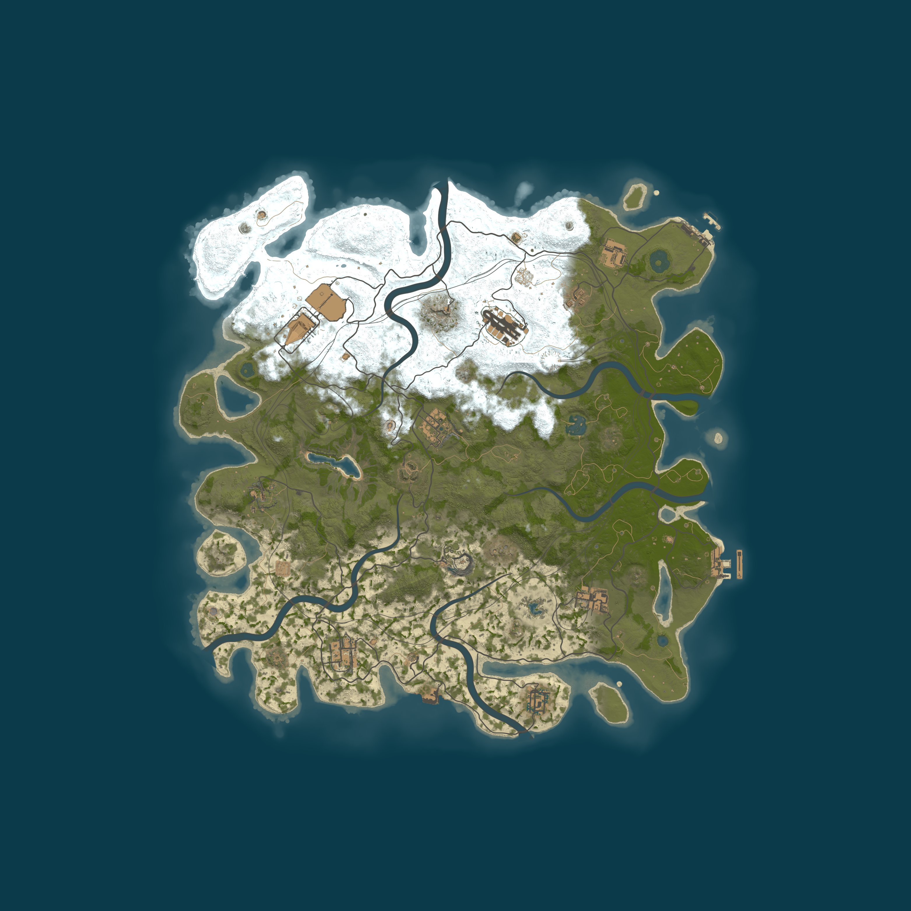 Map for EU | RustyHost Noob Friendly - Solo/Duo