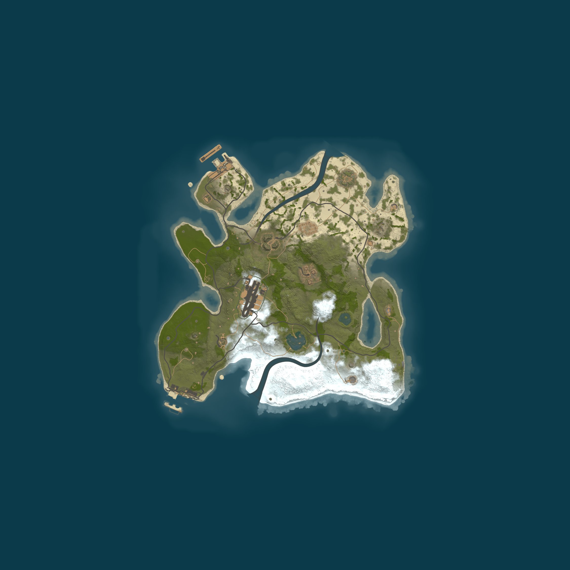 Map for A Shockbyte Rust Server