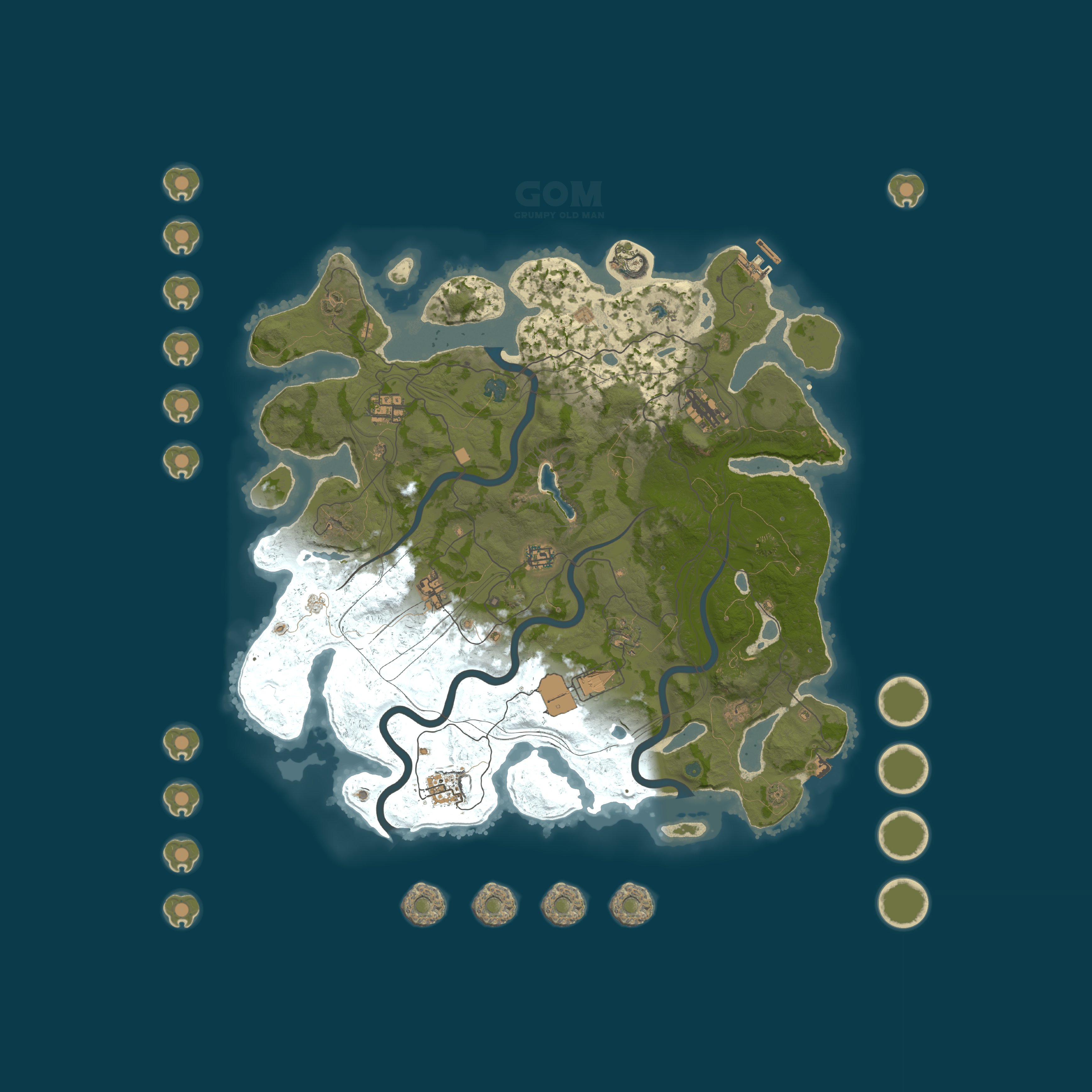 Map for GOM 5x PVE / With PURGE Grumpy Old Man |Kits|Skins|BackPack|Ant