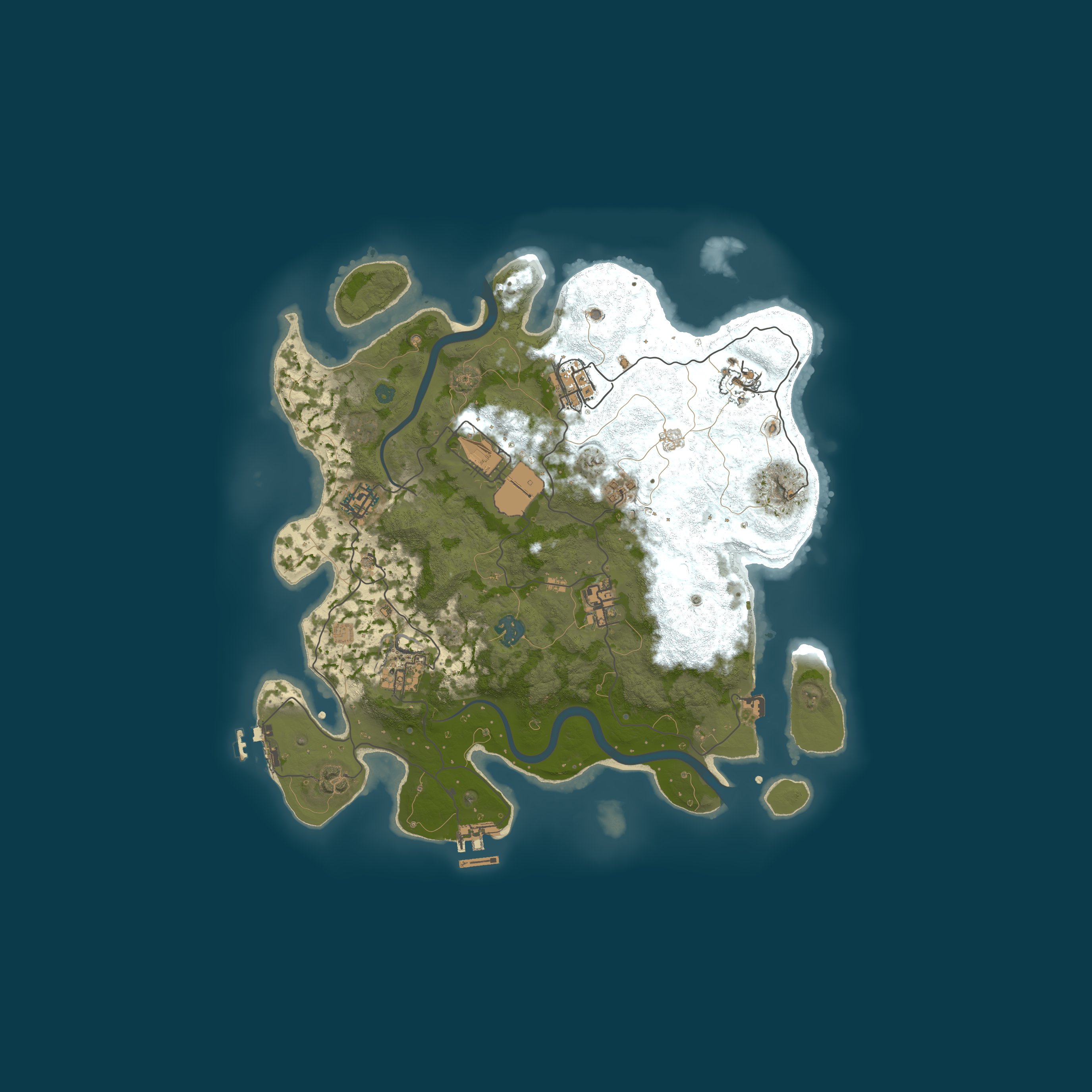 Map for #1 MelonRust.ru X50 [NOLIM | EVENTS]