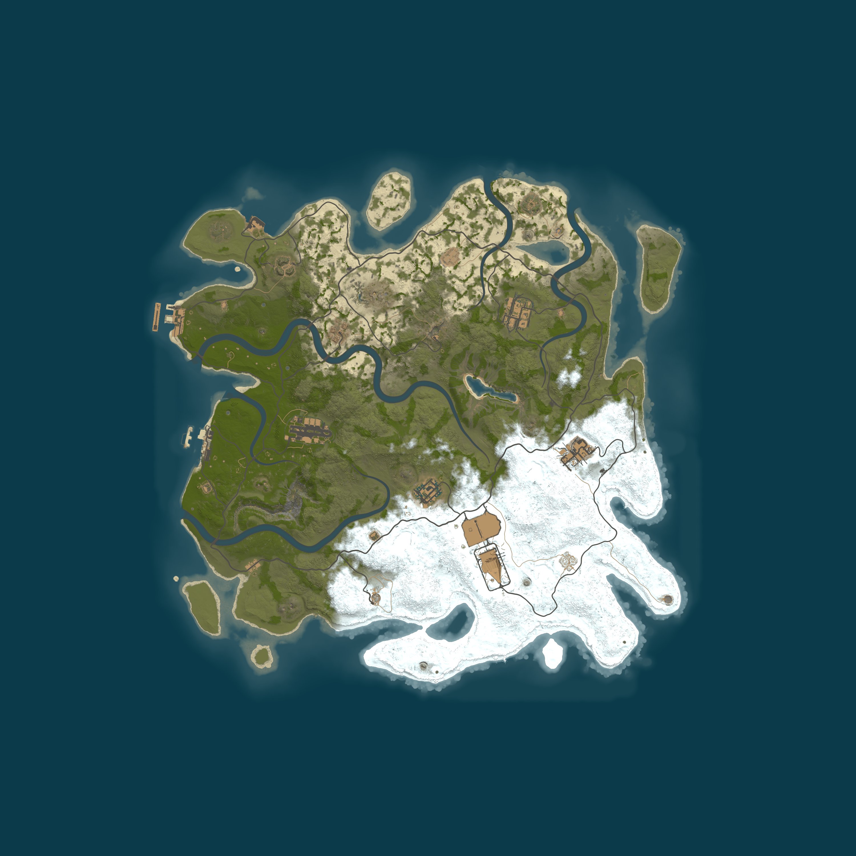 Map for Rusty AK x1000 |NoBP|TP|CLANS|SHOP|KIT|FUN| 1000x 100x 10x x10 