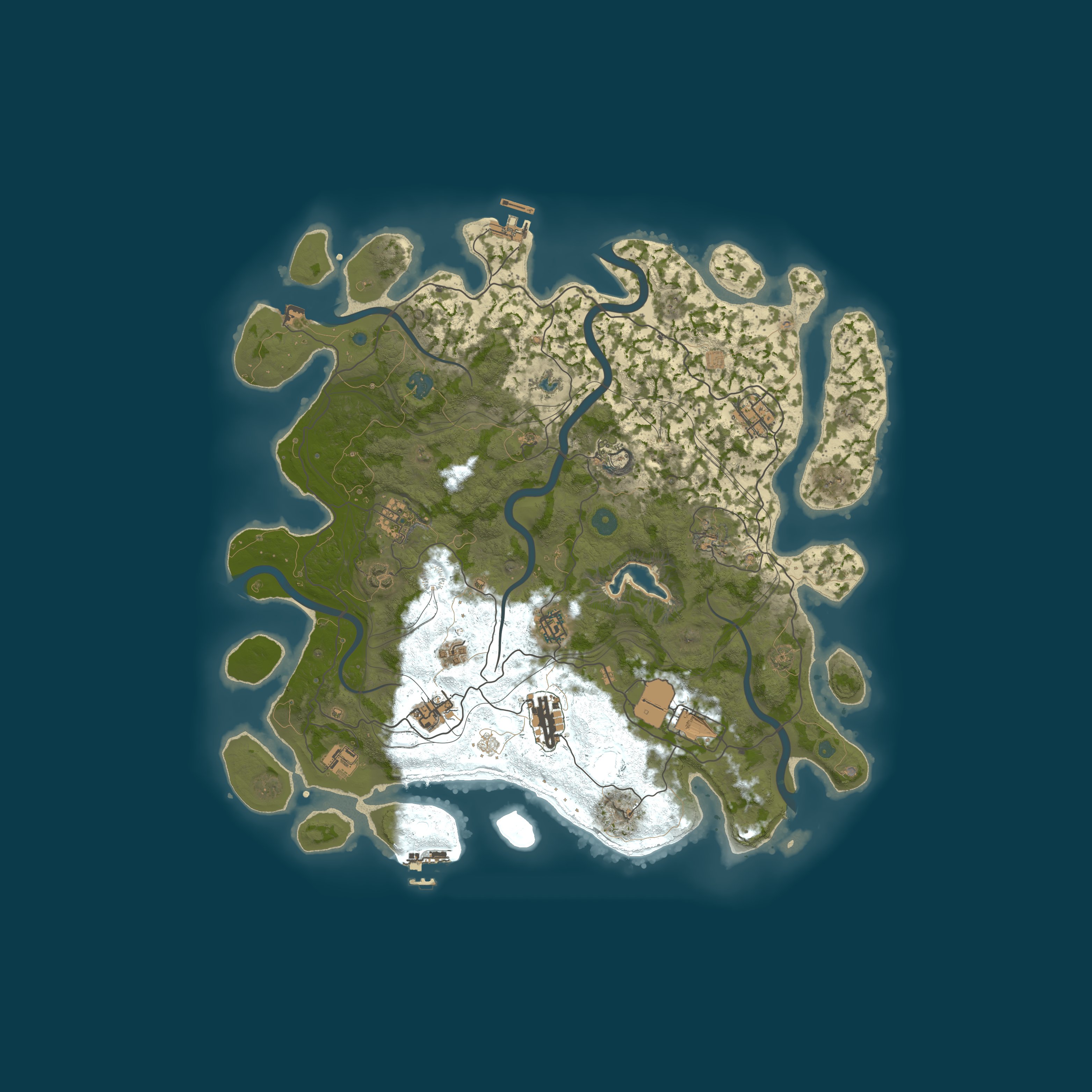 Procedural Map, size 4250, seed 1228376031