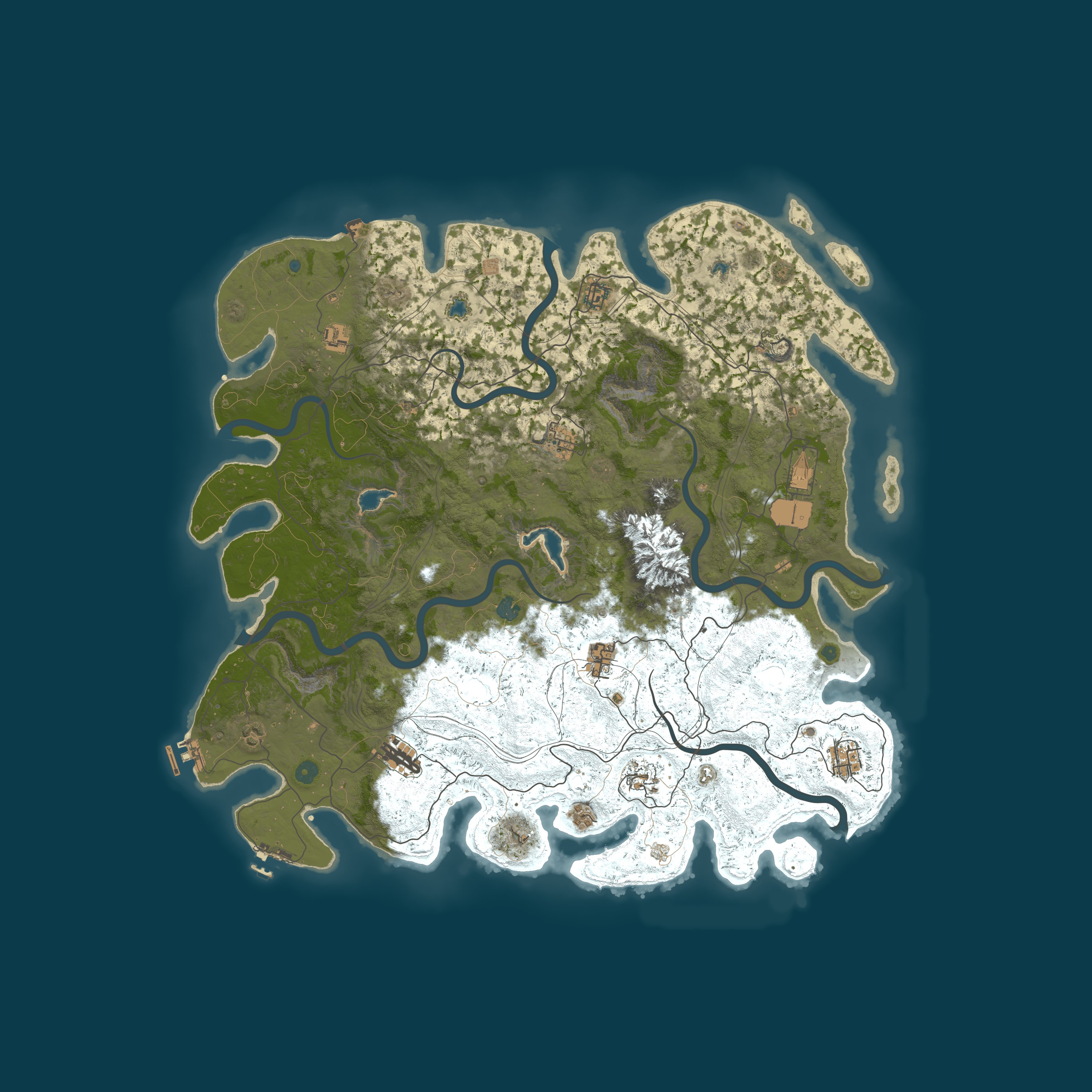 Map for Rustiverse 3x Solo/Duo/Trio/Quads|Shared BPs|Noob Friendly
