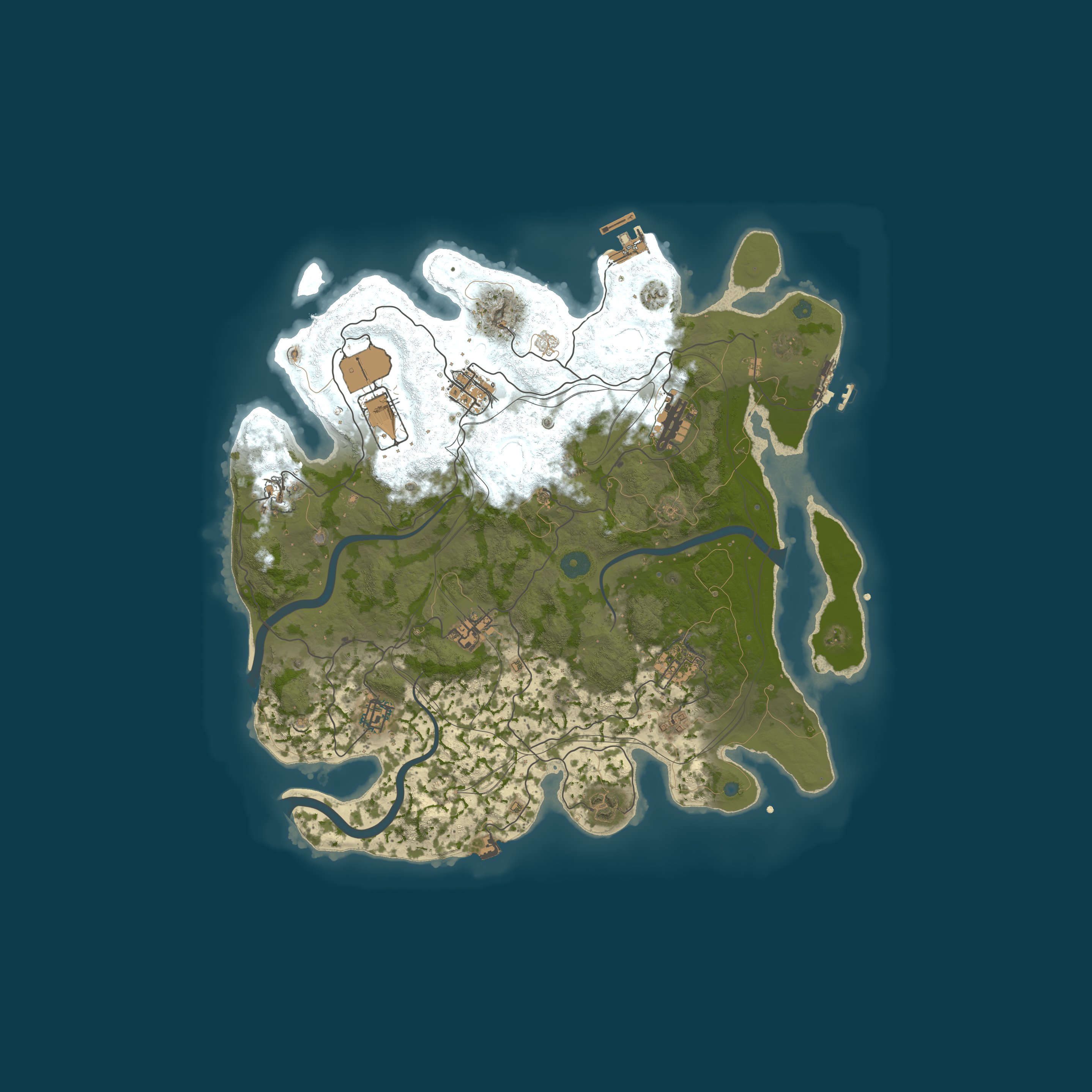 Map for TIRust BattleBay Solo/Duo Minis|Low Upkeep
