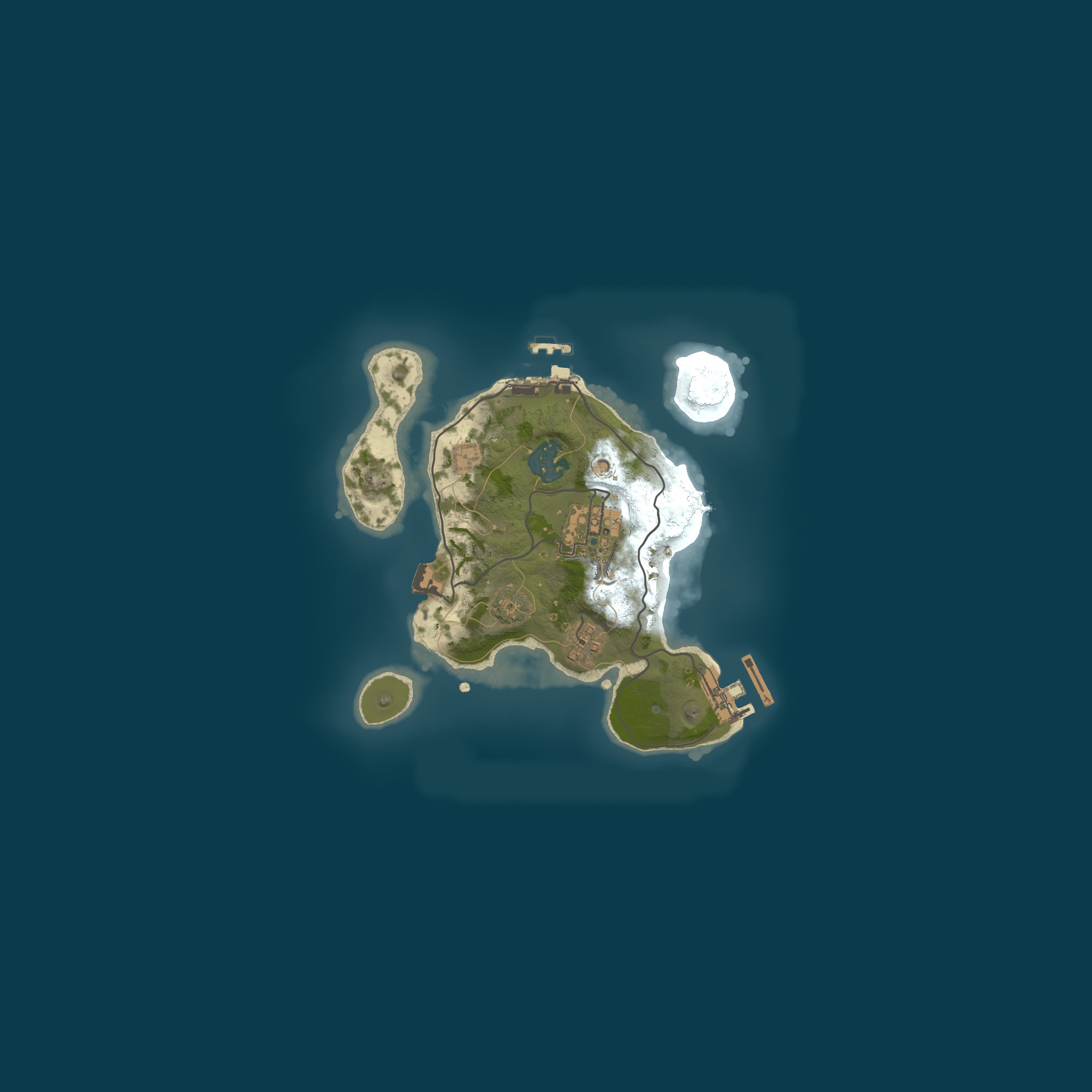 Procedural Map, size 2000, seed 1085816145