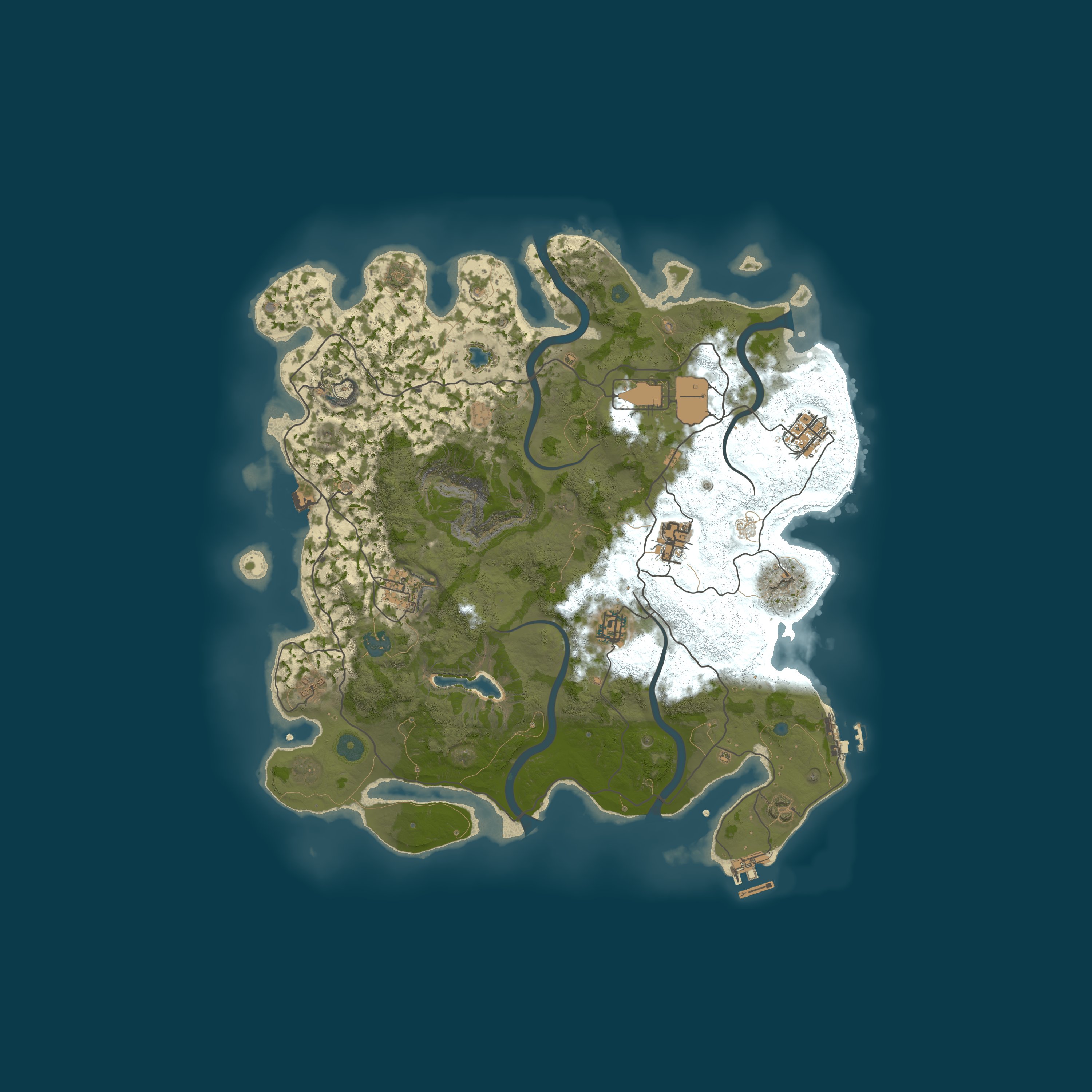 Map for 【PVE】原倍仿官|突袭据点|NPC|死亡不掉落|萌新