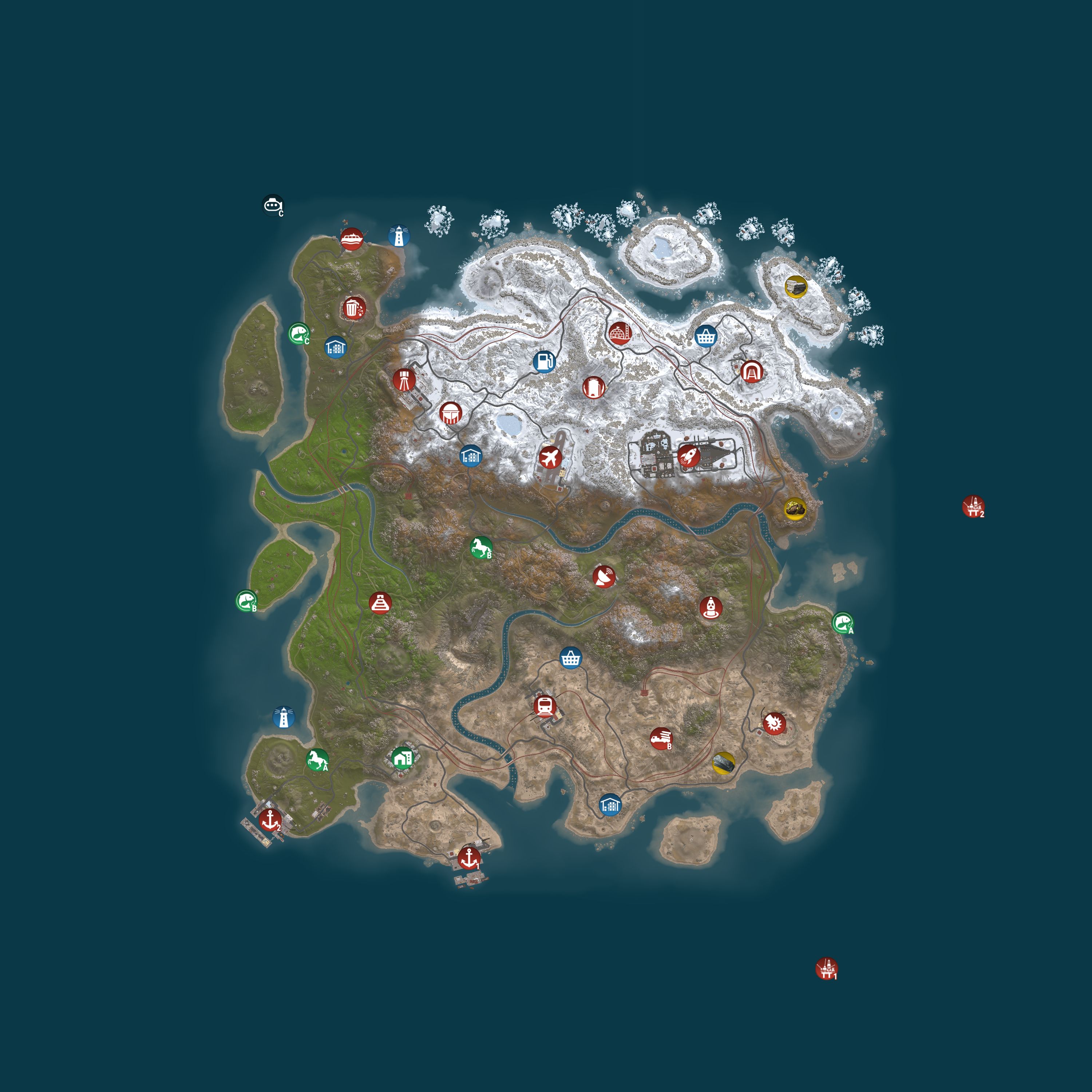 Карта сервера