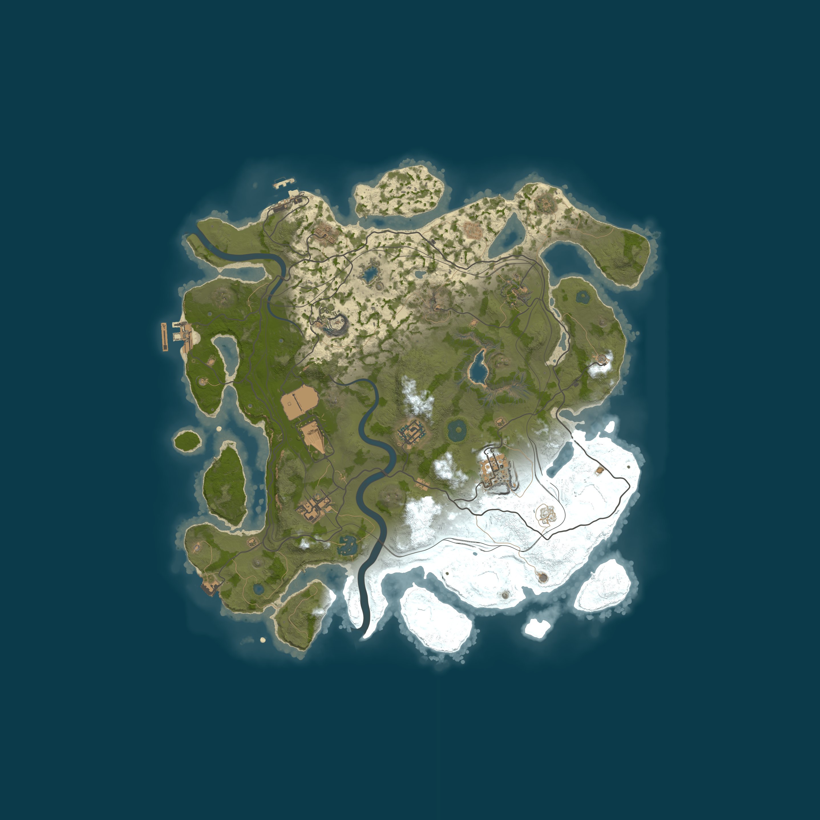 Map for Genesis 5x Rust | Shop | MyMini | Just Wiped