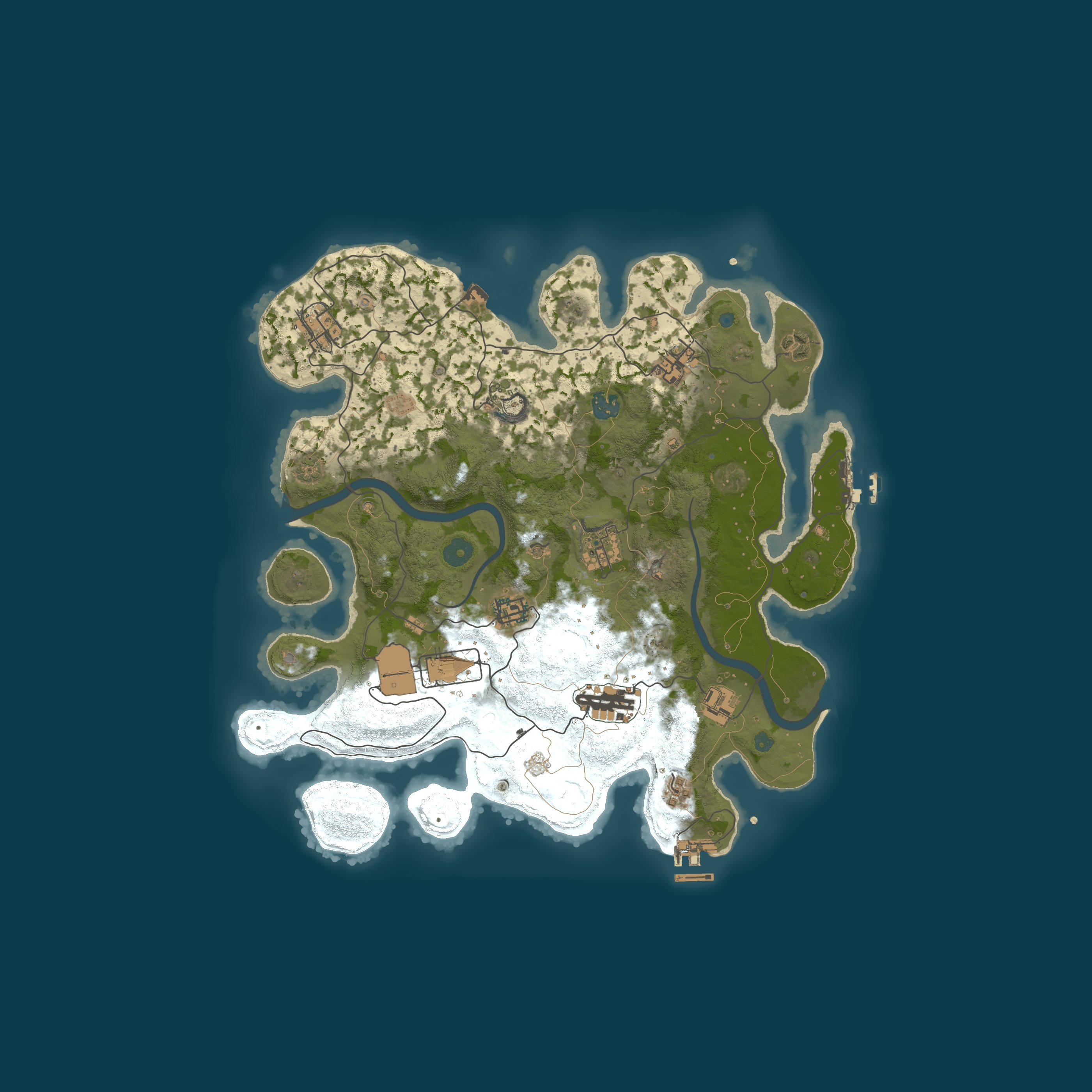 Map for FIRE RUST #2 / ДЛЯ НОВИЧКОВ / РОССИЯ