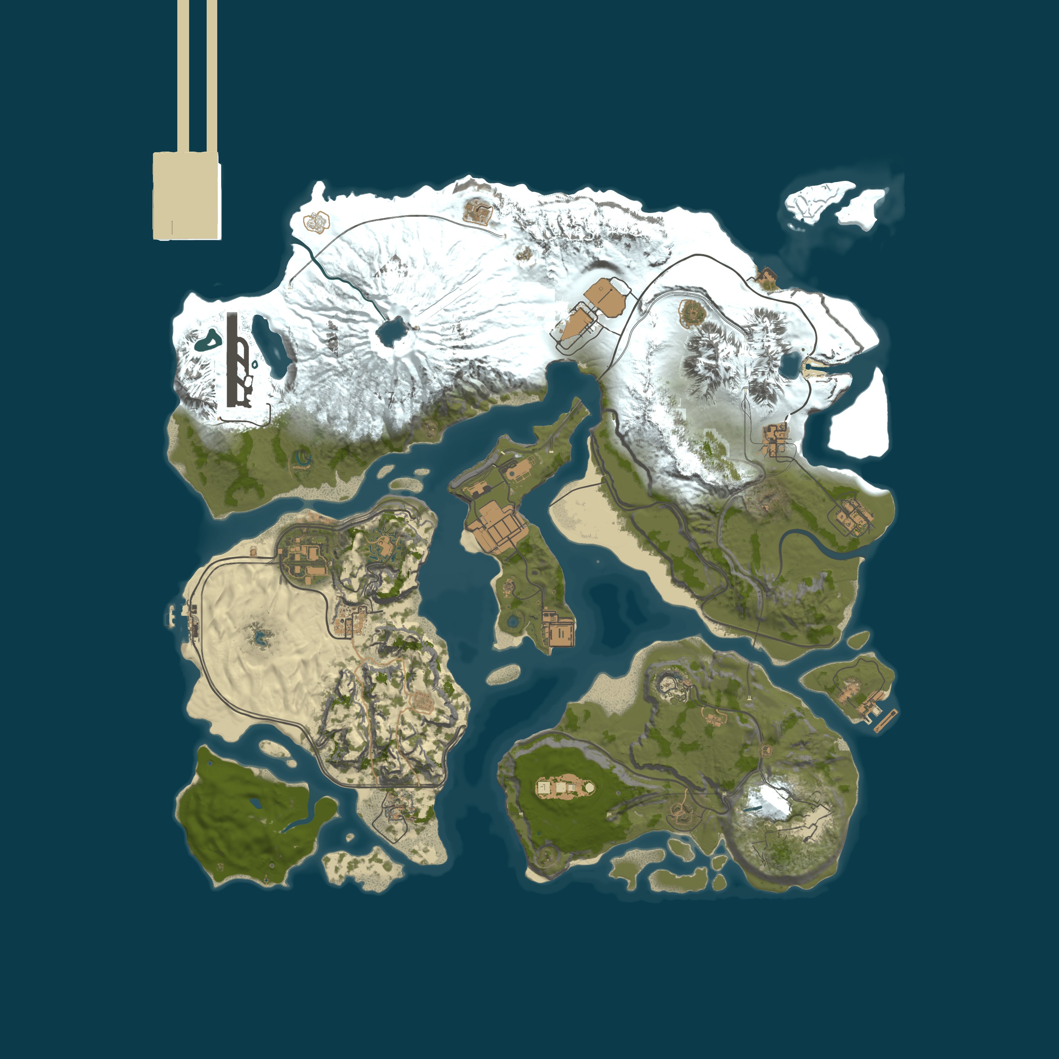 Map for 테마파크[PVE|거대보스레이드|드론펫|마법|강화]