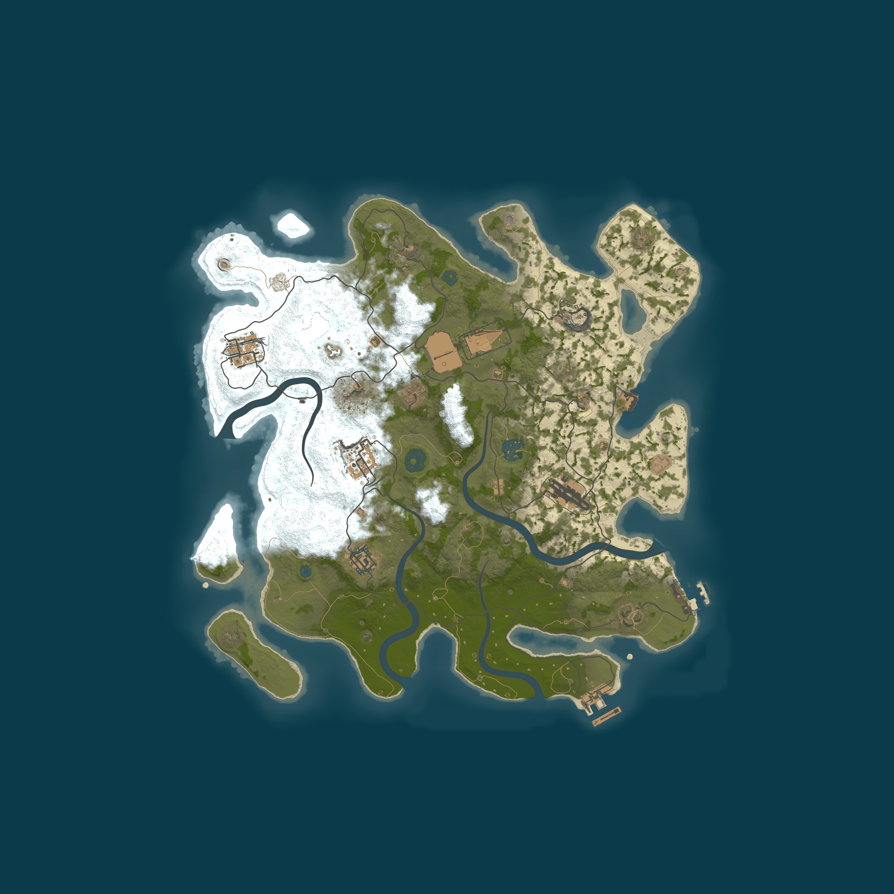 Map for RU RUST by Mr. Ford - ЕЖЕМЕСЯЧНЫЙ