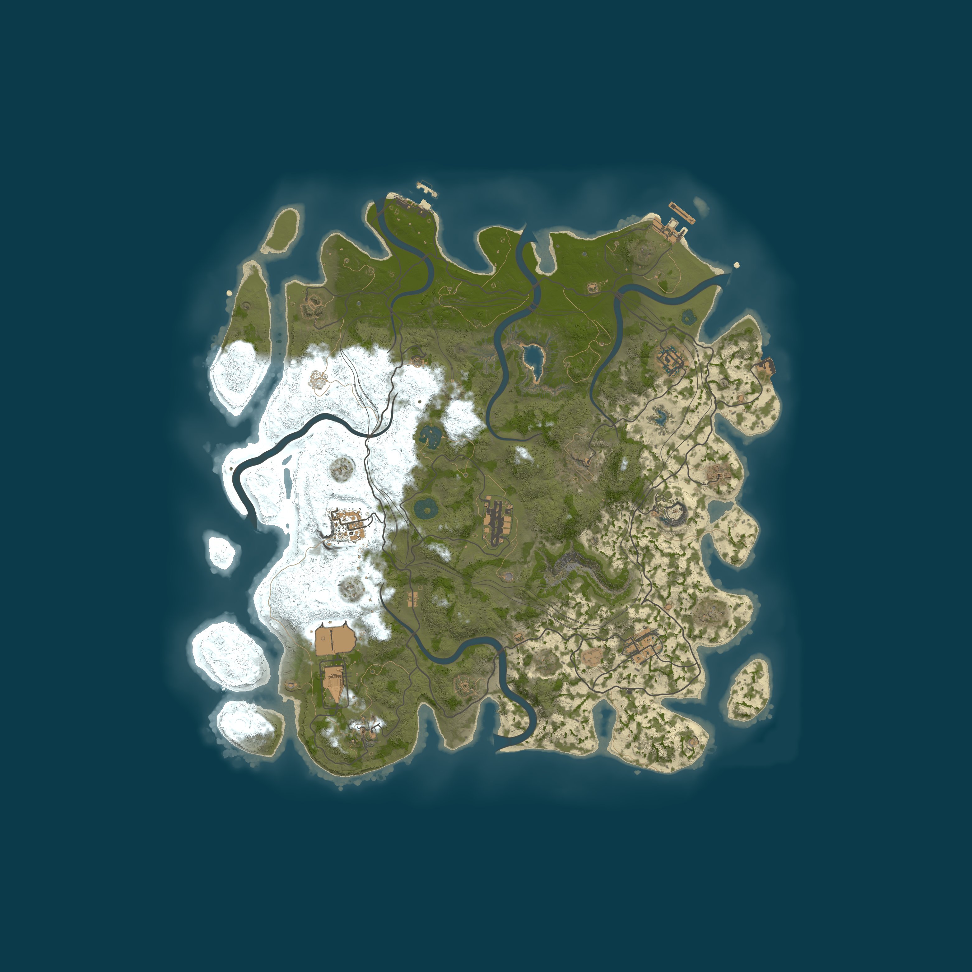 Map for LuffyRust Staging Branch Server
