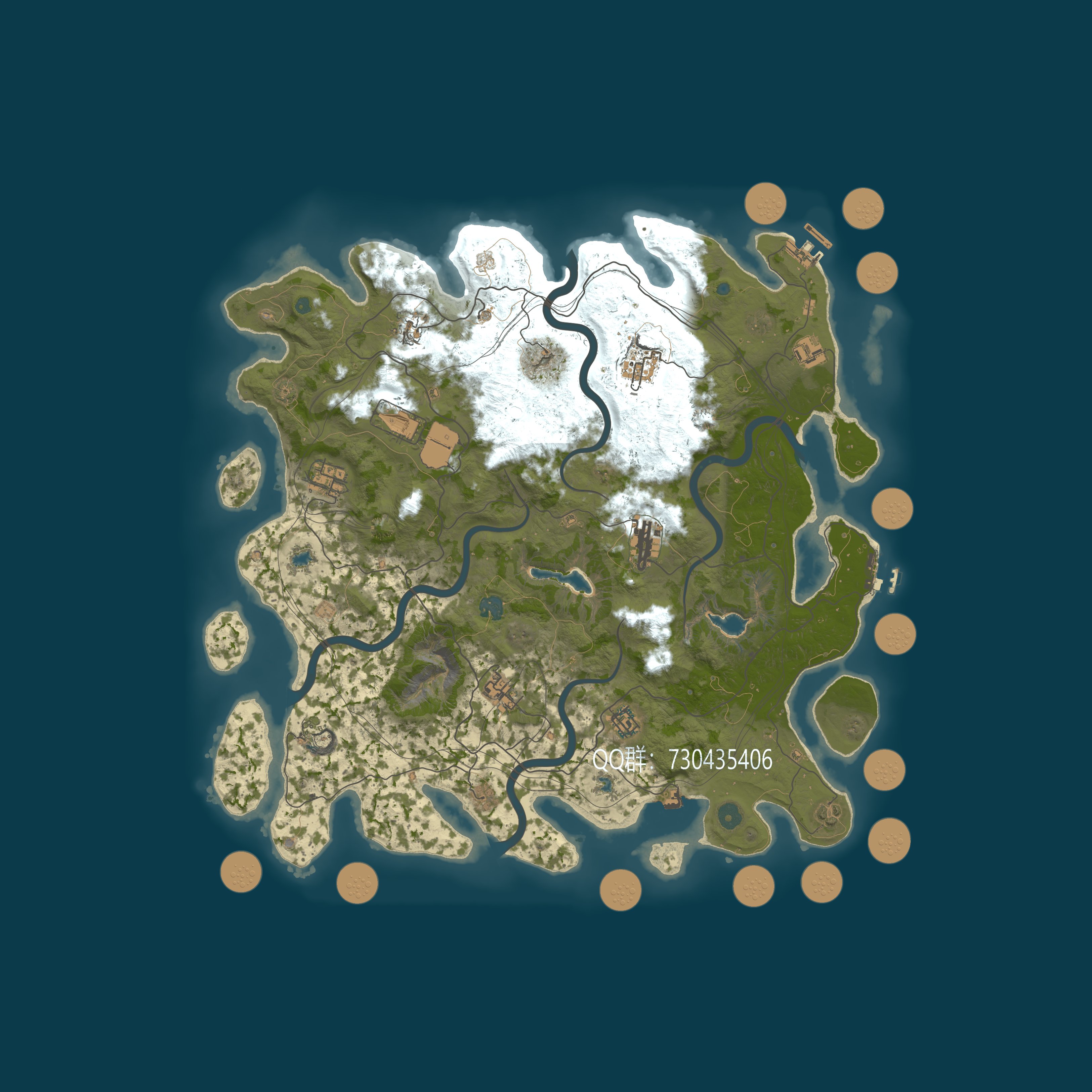 Map for 【soul】PVE/10倍废/萌新养老/玩法齐全/死亡不掉