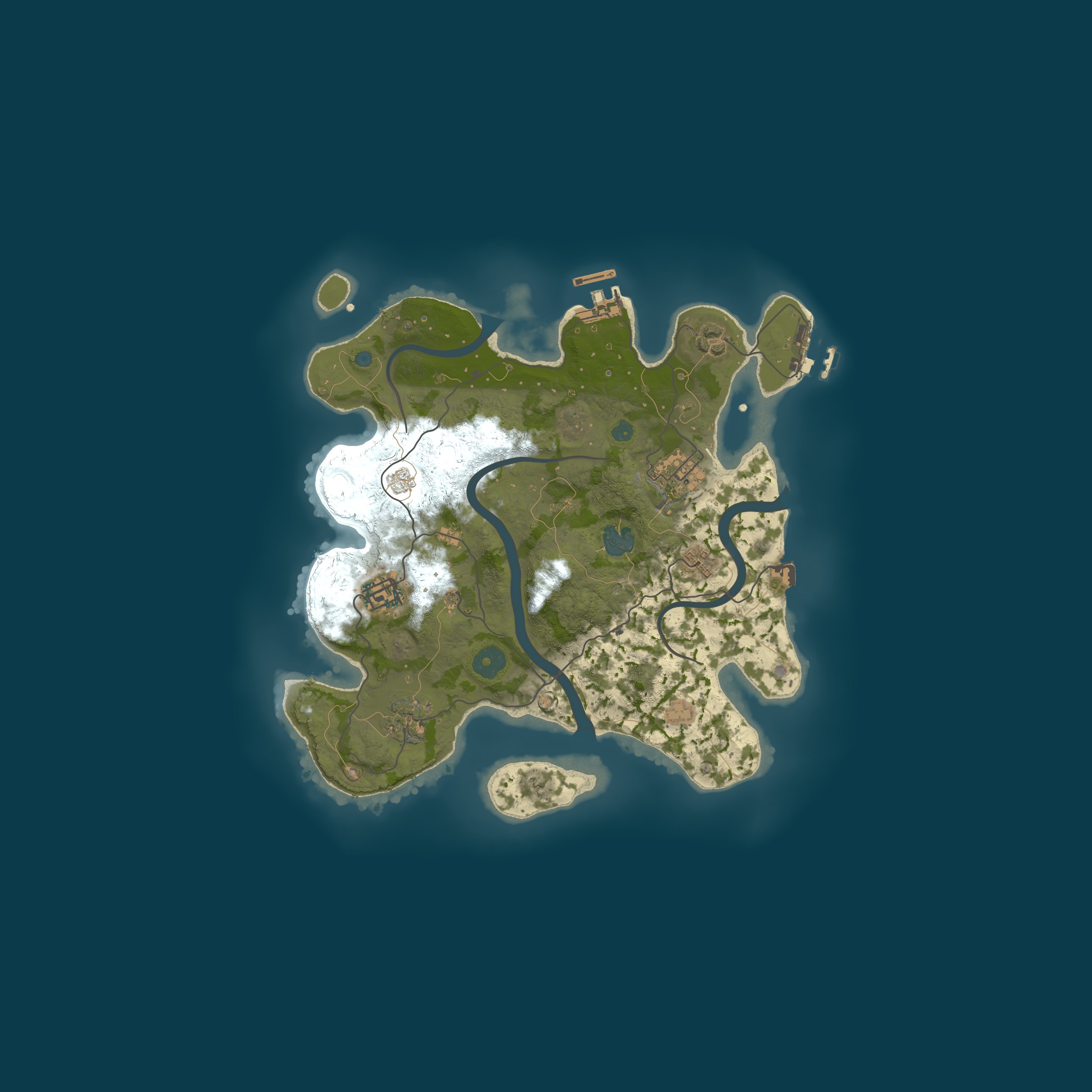 Map for New Player Learning Island-NO PROS