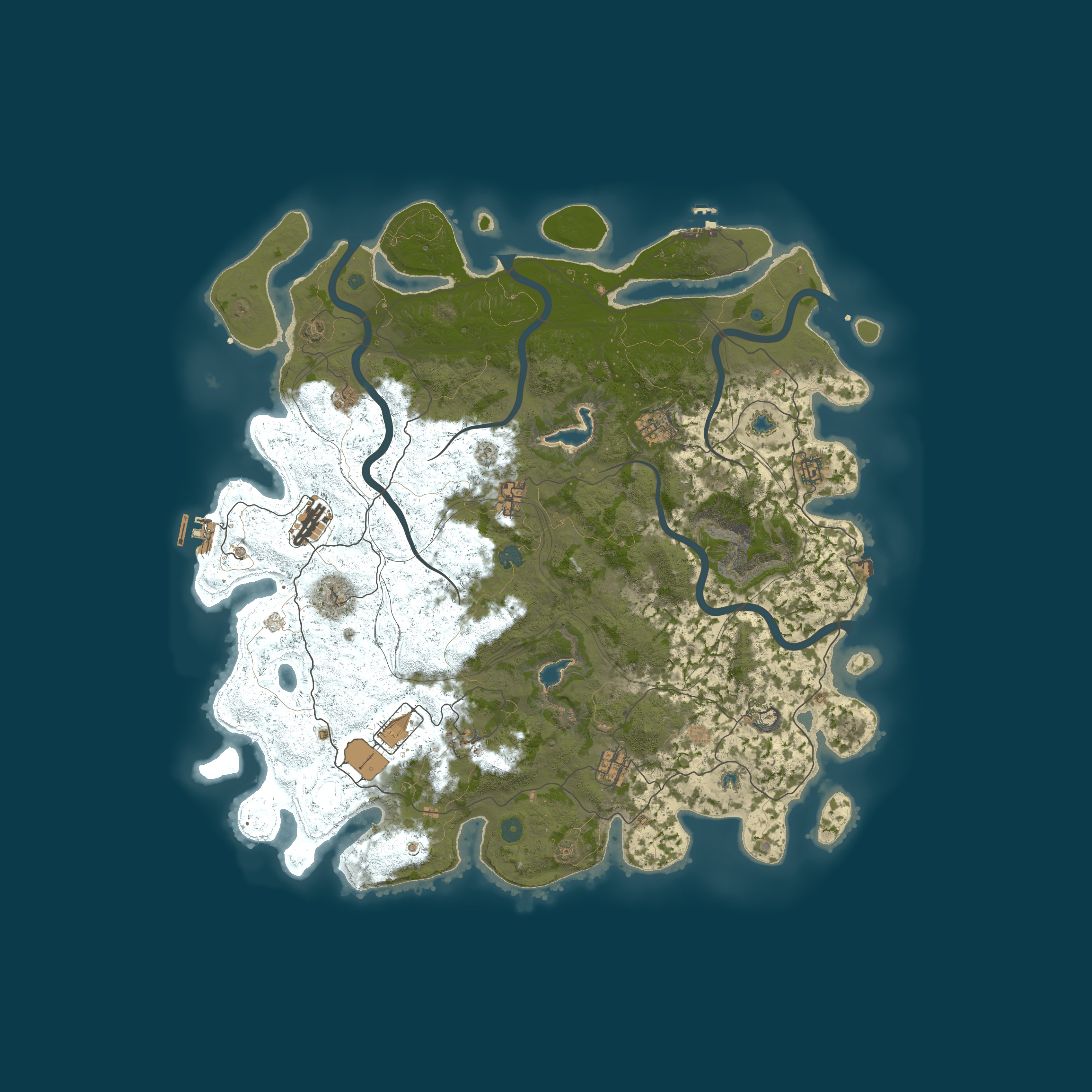 Map for Let's Go! US |10X TruePVE|RaidableBases|24/7DeepSea|MyMini|Free