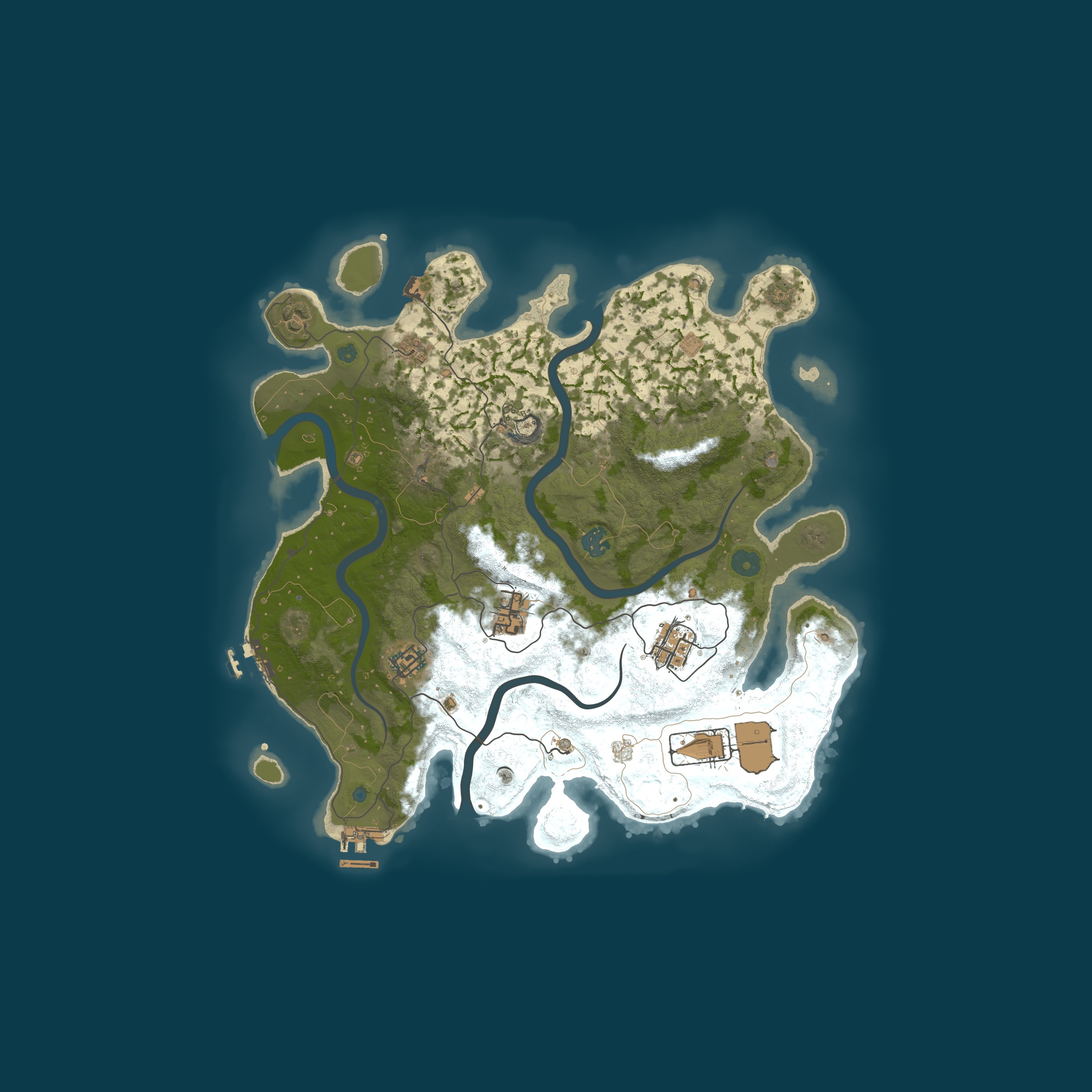 Map for THE RUST PIT/ 6 man teams